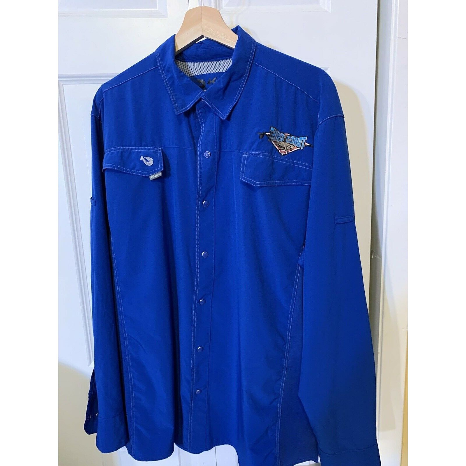 Other Mojo Fishing Long Sleeve Blue Third Coast Beach Co Sz XL Size US XL / EU 56 / 4 - 5 Thumbnail