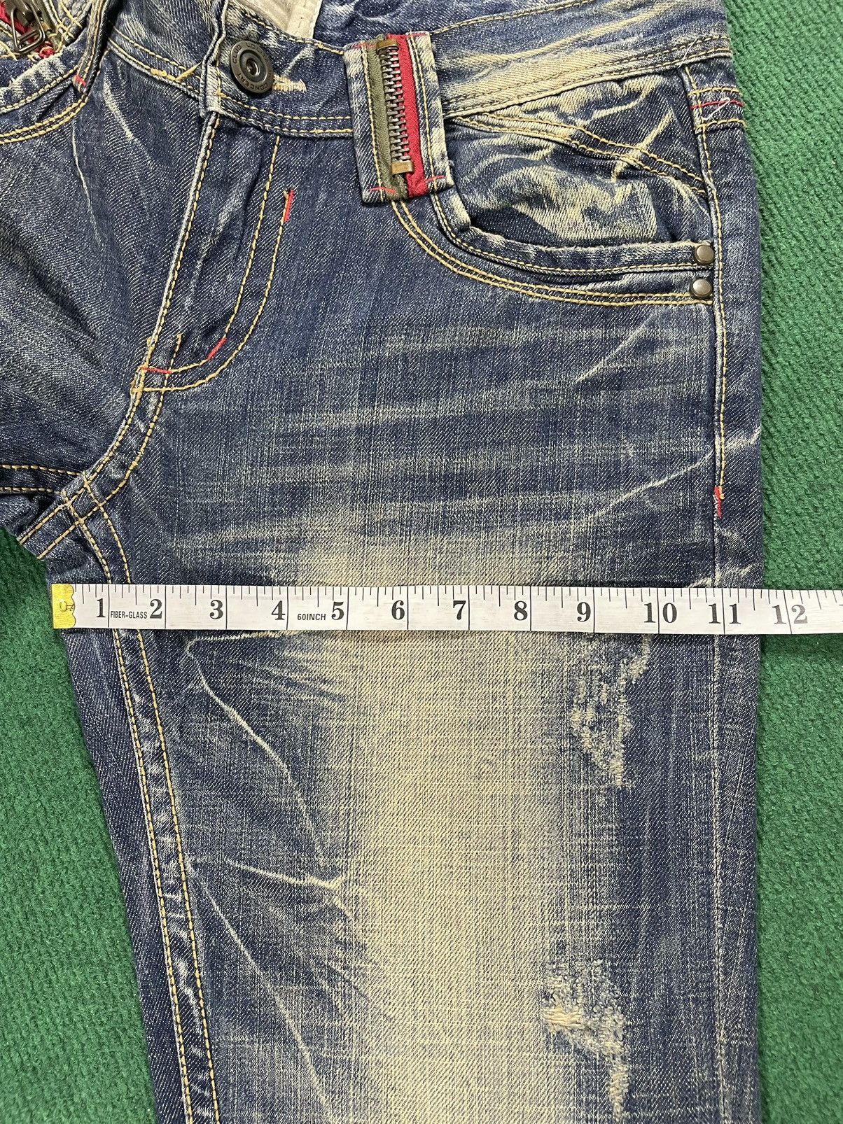 Japanese Brand Japanese Lolita Distressed Flair Cut Jeans Size US 34 / EU 50 - 15 Thumbnail