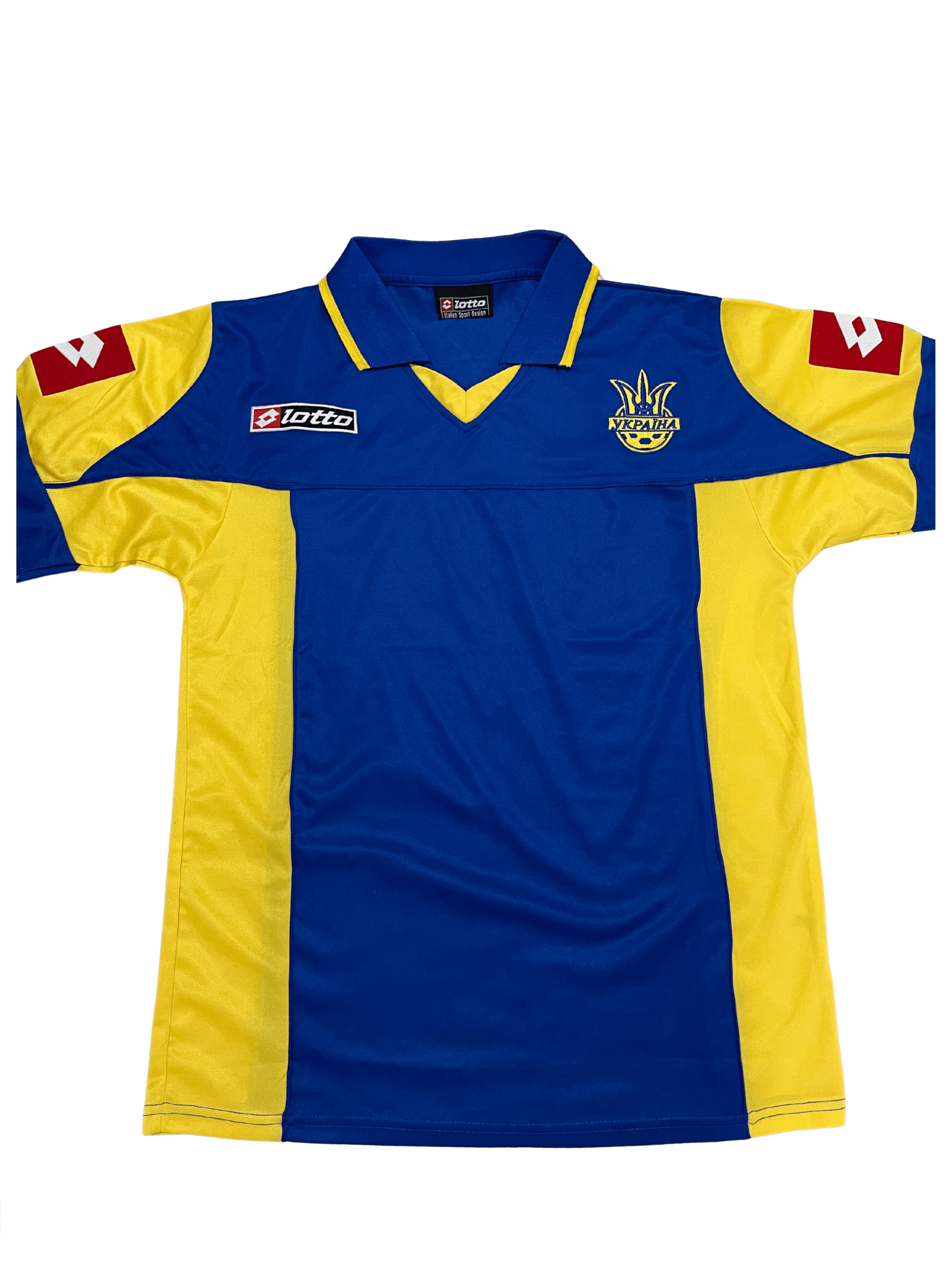 Lotto Sport Vintage Lotto Ukraine Jersey M 2004–06 Blue Yellow Size US M / EU 48-50 / 2 - 1 Thumbnail