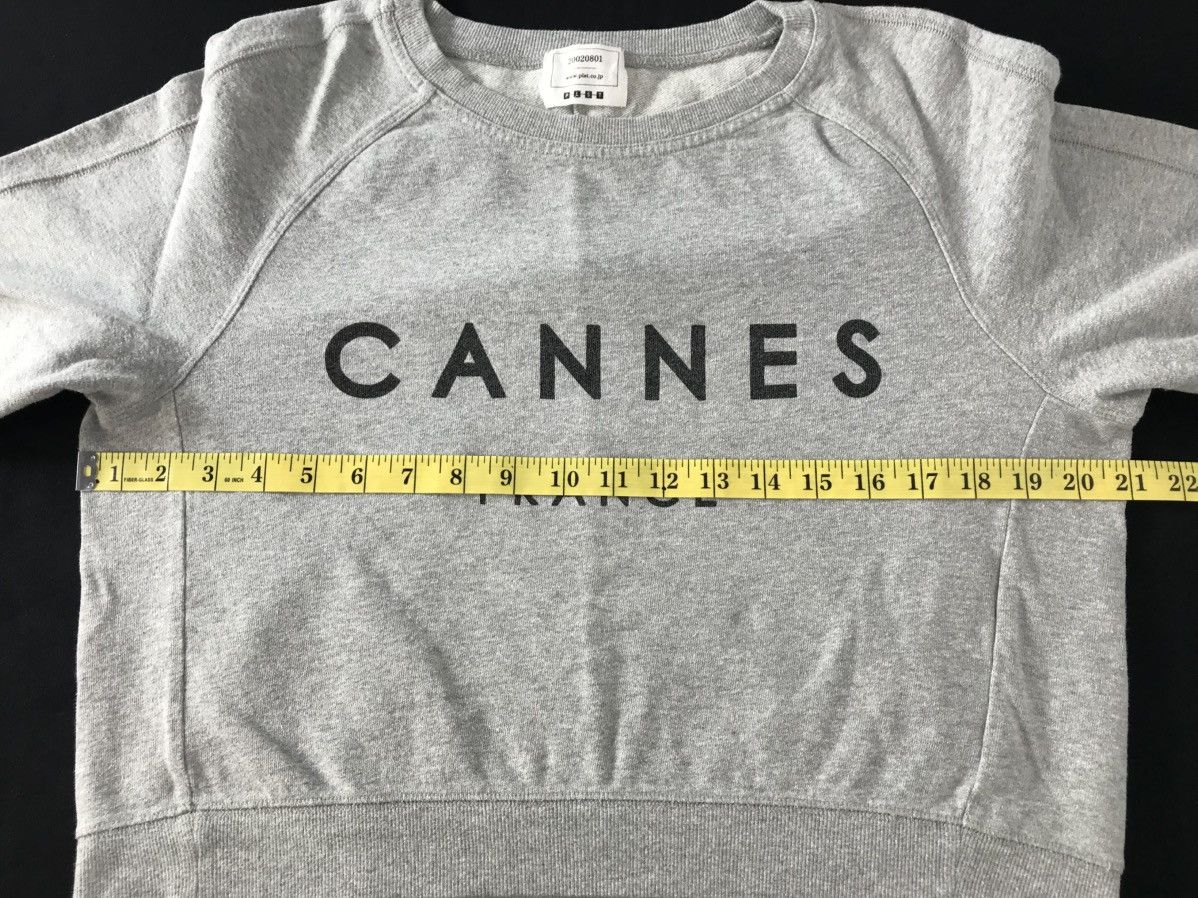 Japanese Brand PLST Cannes France Crewneck Sweatshirt Pull Over Streetwear Size L / US 10 / IT 46 - 9 Thumbnail