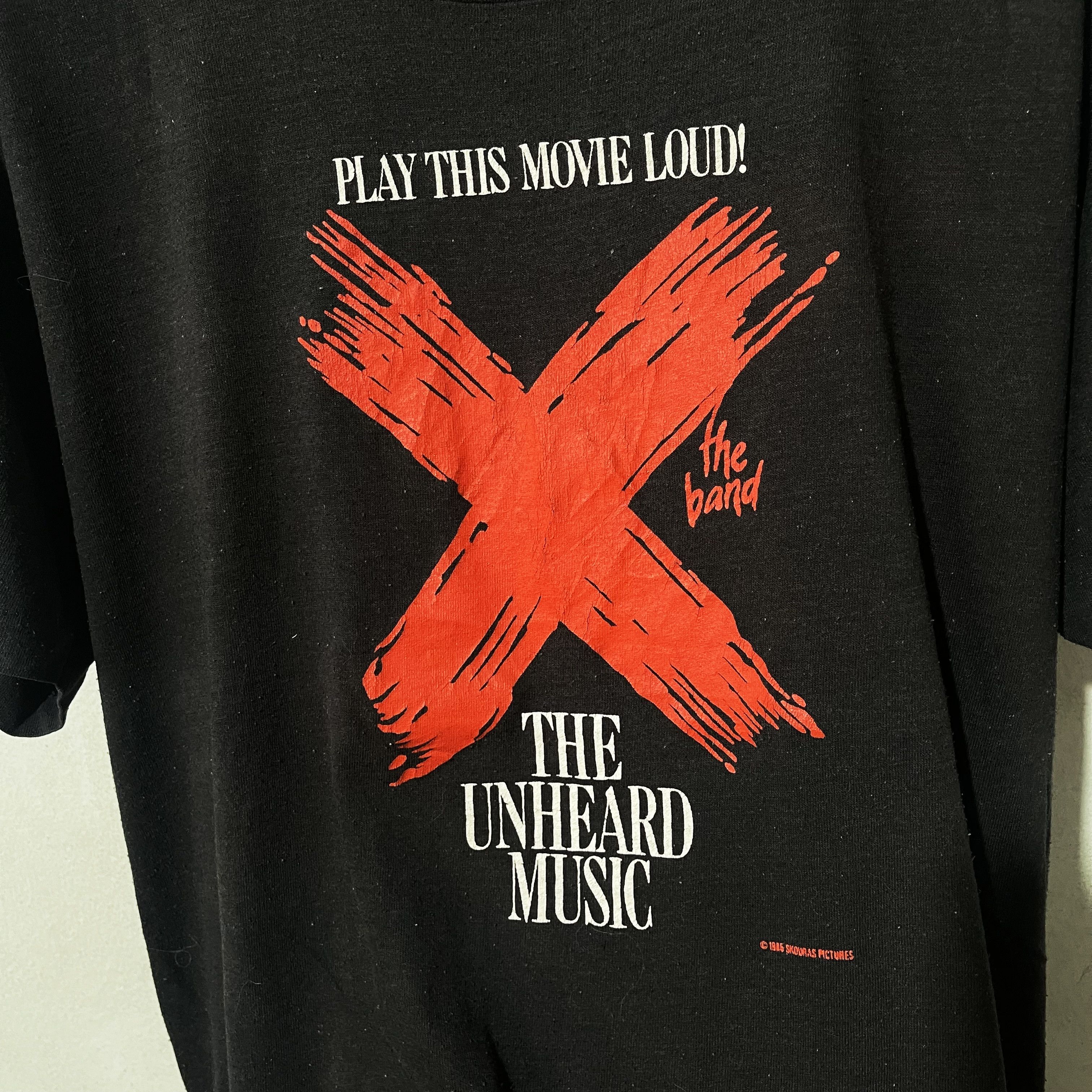 Band Tees × Vintage Vintage 1986 X Play This Movie Loud The Unheard Music Tee Size US L / EU 52-54 / 3 - 2 Thumbnail