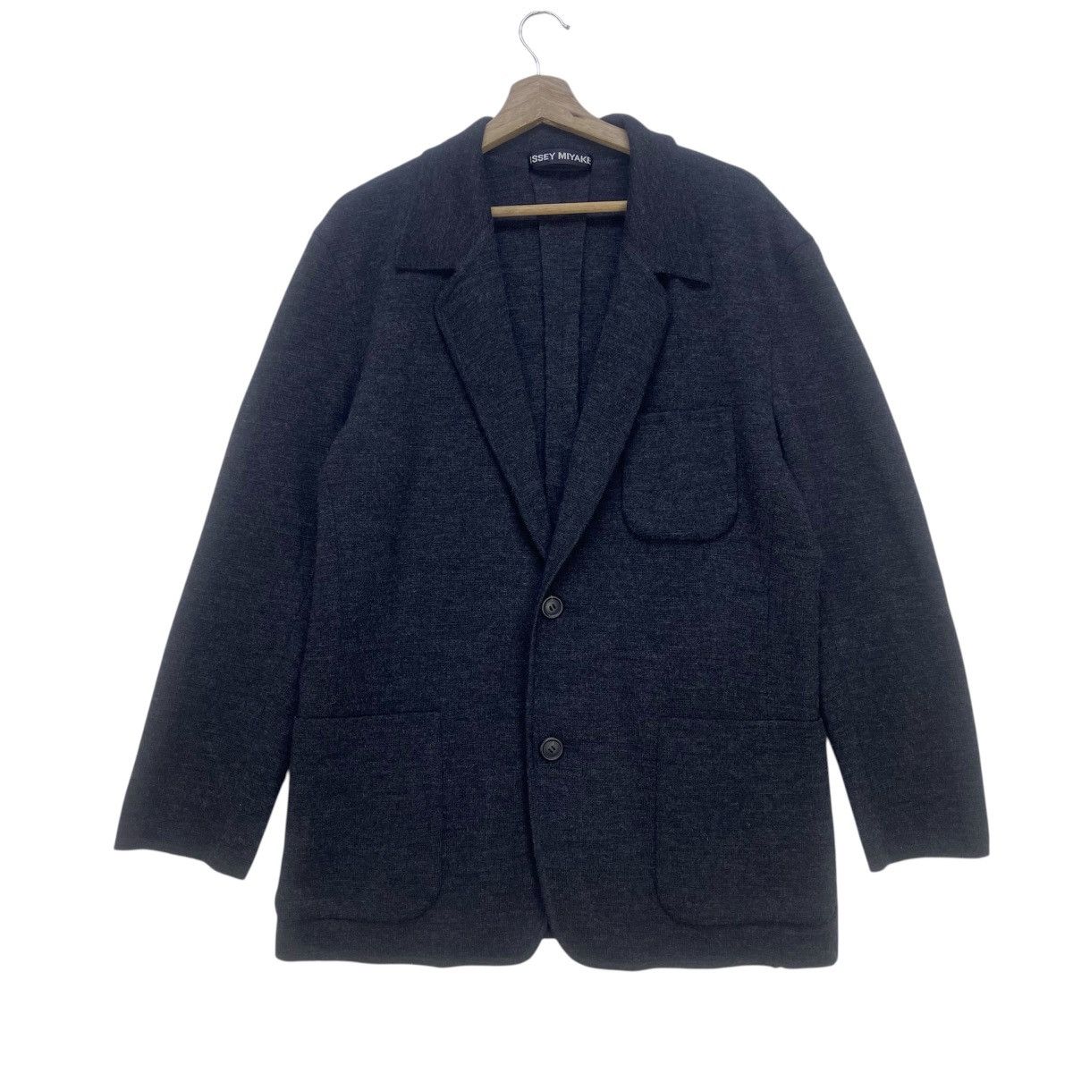 Issey Miyake Private collection🔥90s Issey Miyake Wool Coat Size US S / EU 44-46 / 1 - 1 Thumbnail