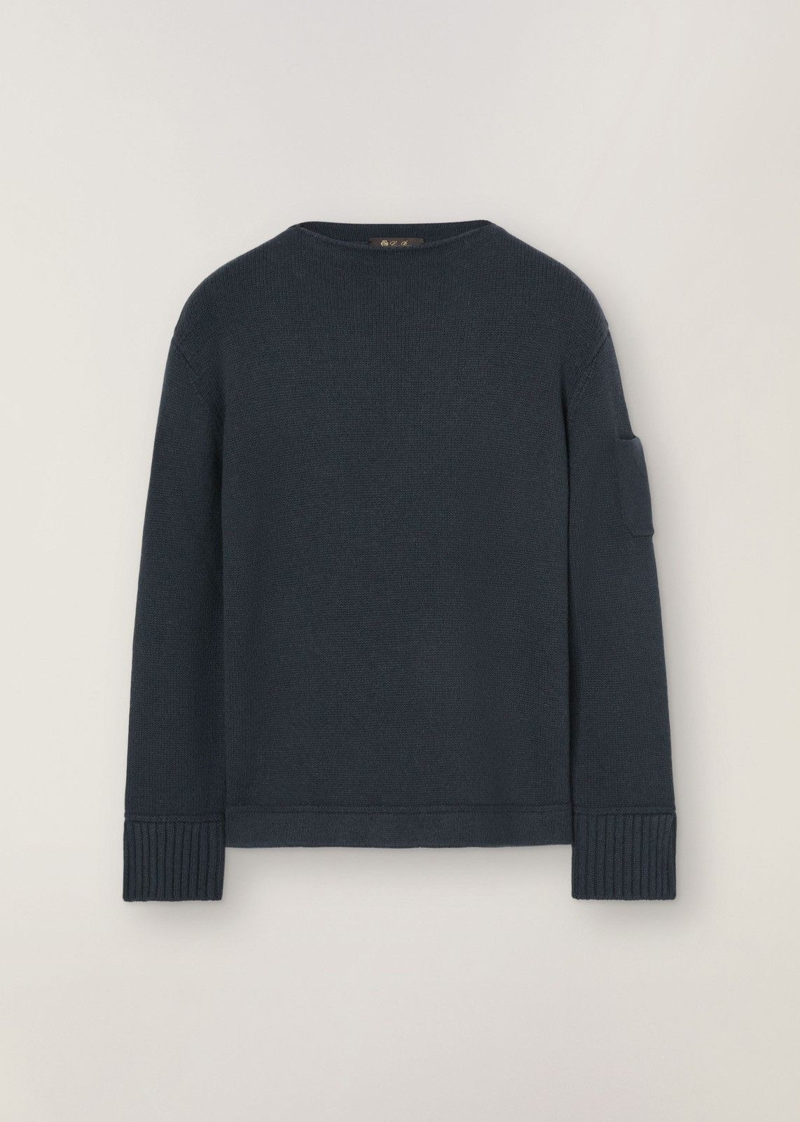 image of Loro Piana O1Loc1C0124 Sweater In Blue, Women's (Size Large)