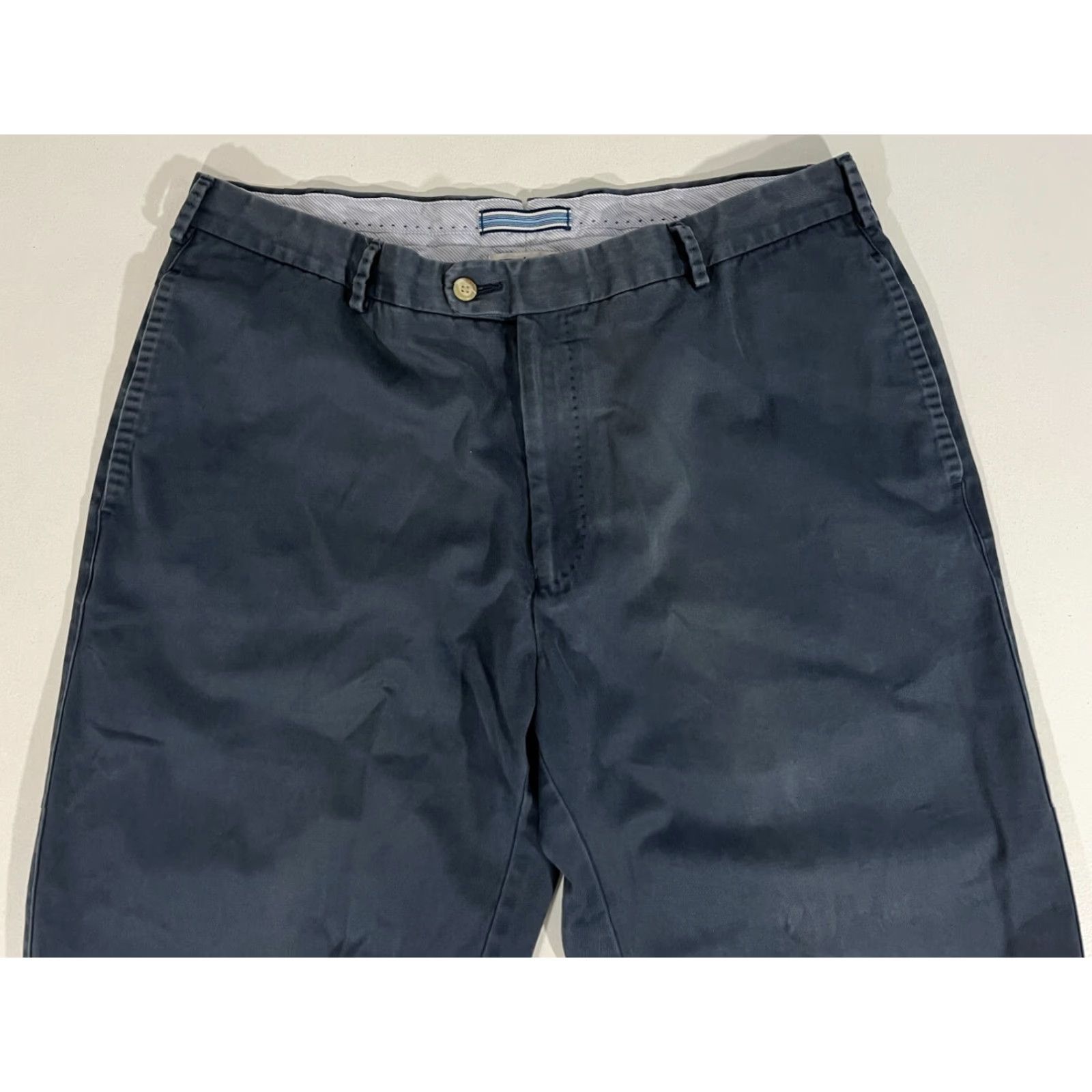 Peter Millar VINTAGE Peter Millar Men's Crown Pima Cotton Chino Pants Navy Sz 36x30 Size US 36 / EU 52 - 4 Thumbnail