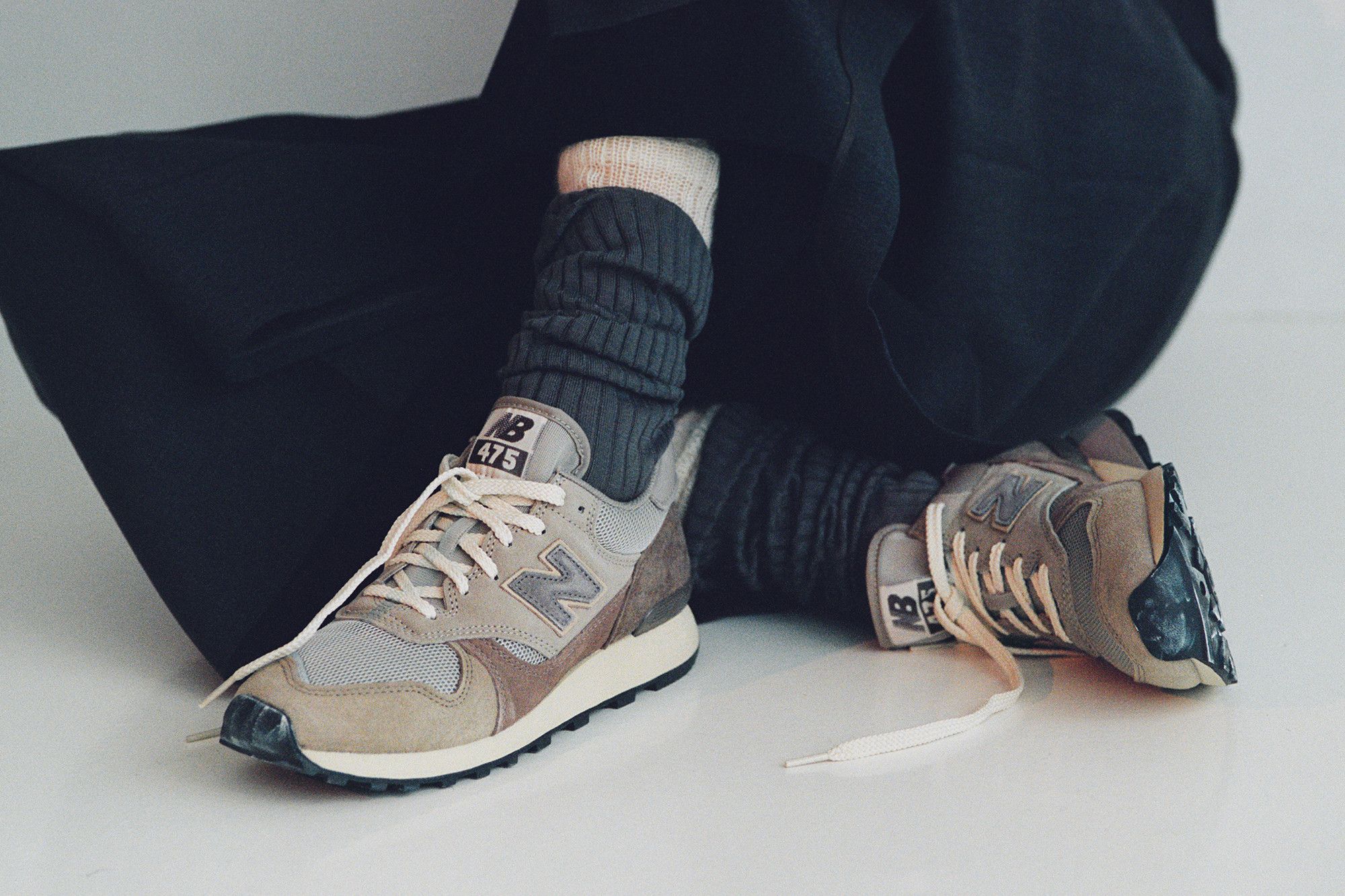 Auralee US 11 New Balance 475 London Fog Taupe Grey Size US 11 / EU 44 - 8 Thumbnail