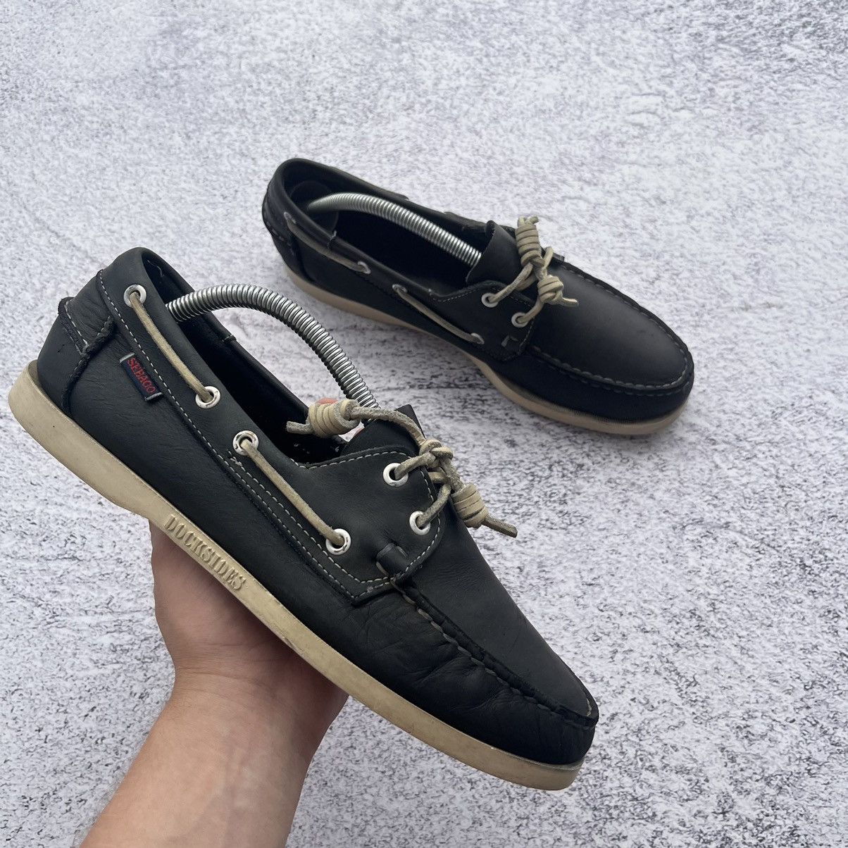 Leather × Sebago Sebago mens leather topsiders boat shoes Size US 9 / EU 42 - 1 Thumbnail