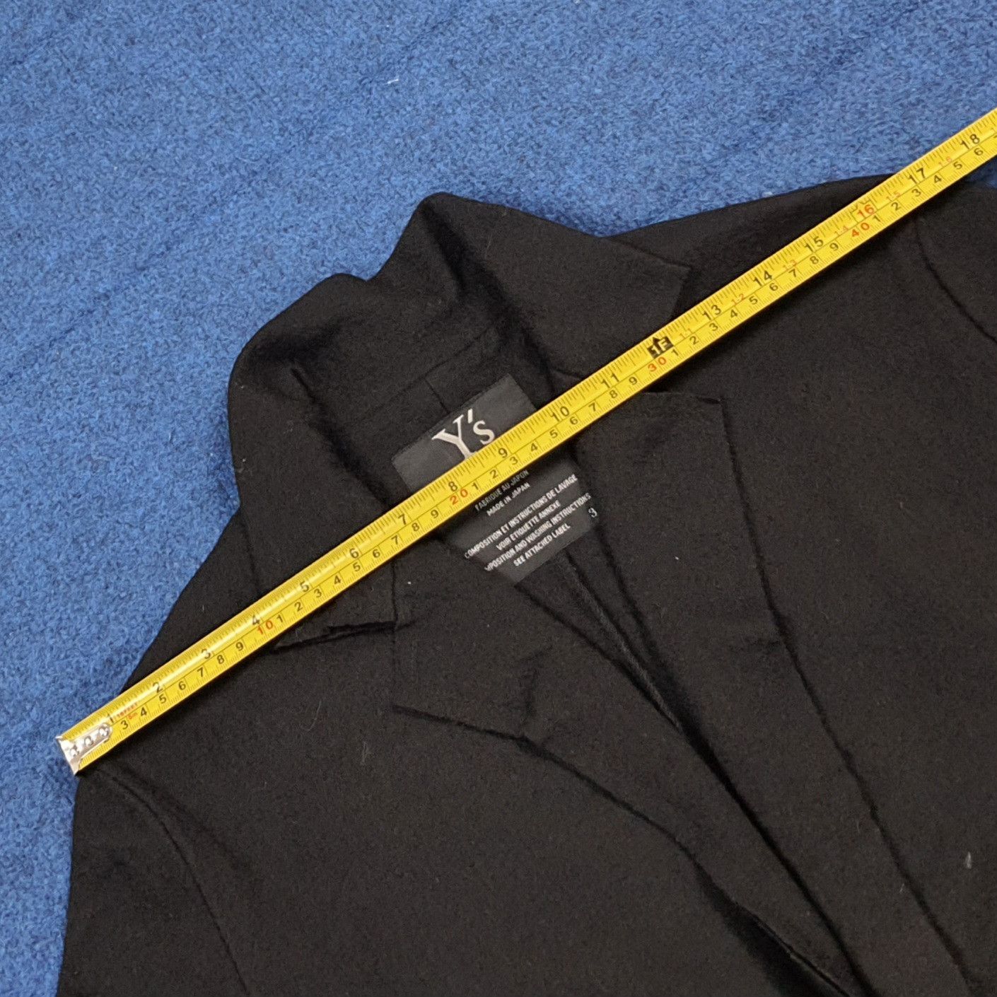 Yohji Yamamoto Vintage Y's Femme Wool Blazer Jacket Black Cat C296N28 Size XS / US 0-2 / IT 36-38 - 11 Thumbnail