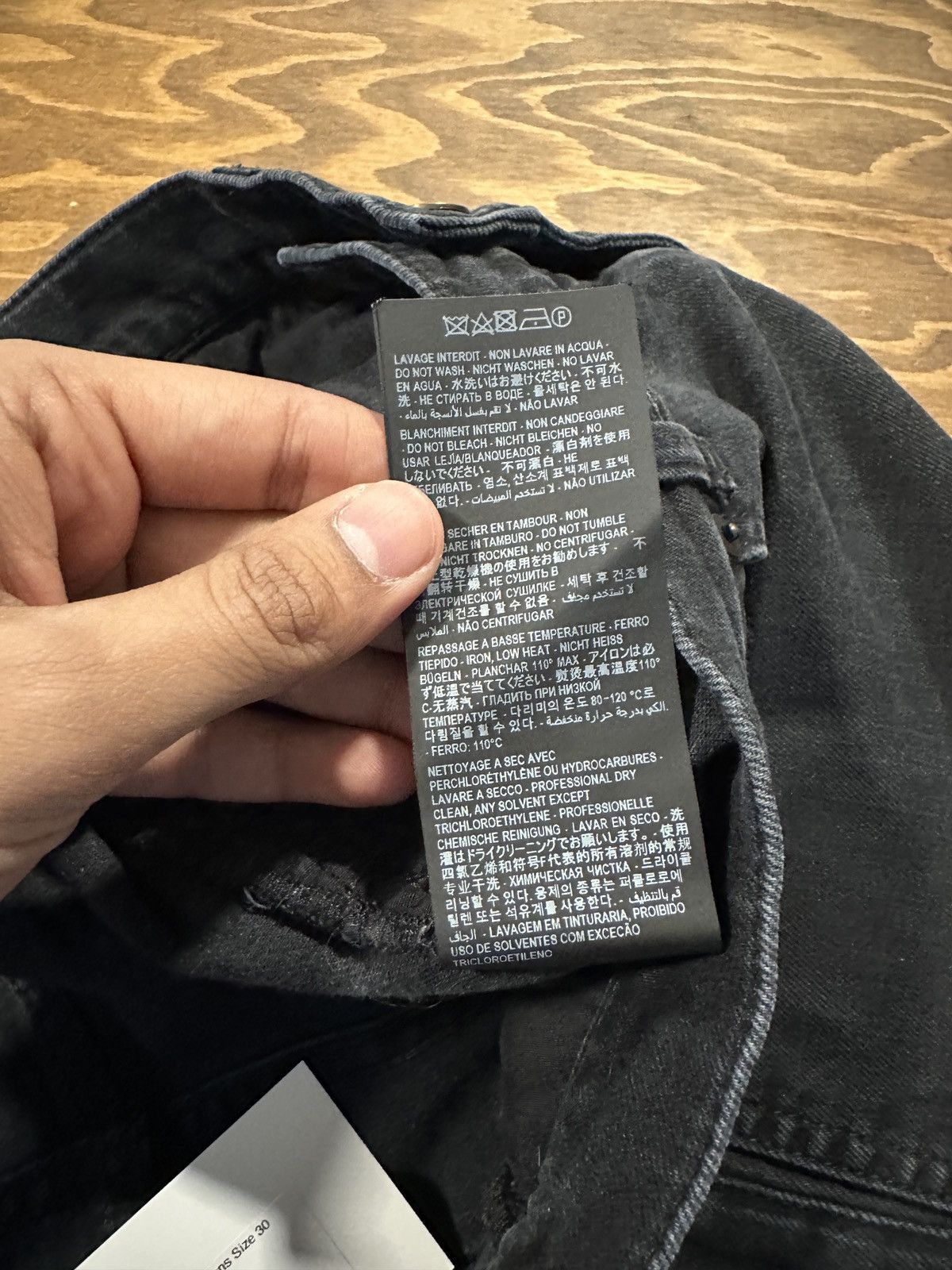 Saint Laurent Paris 2020 Saint Laurent D24 Jeans Size US 30 / EU 46 - 8 Thumbnail