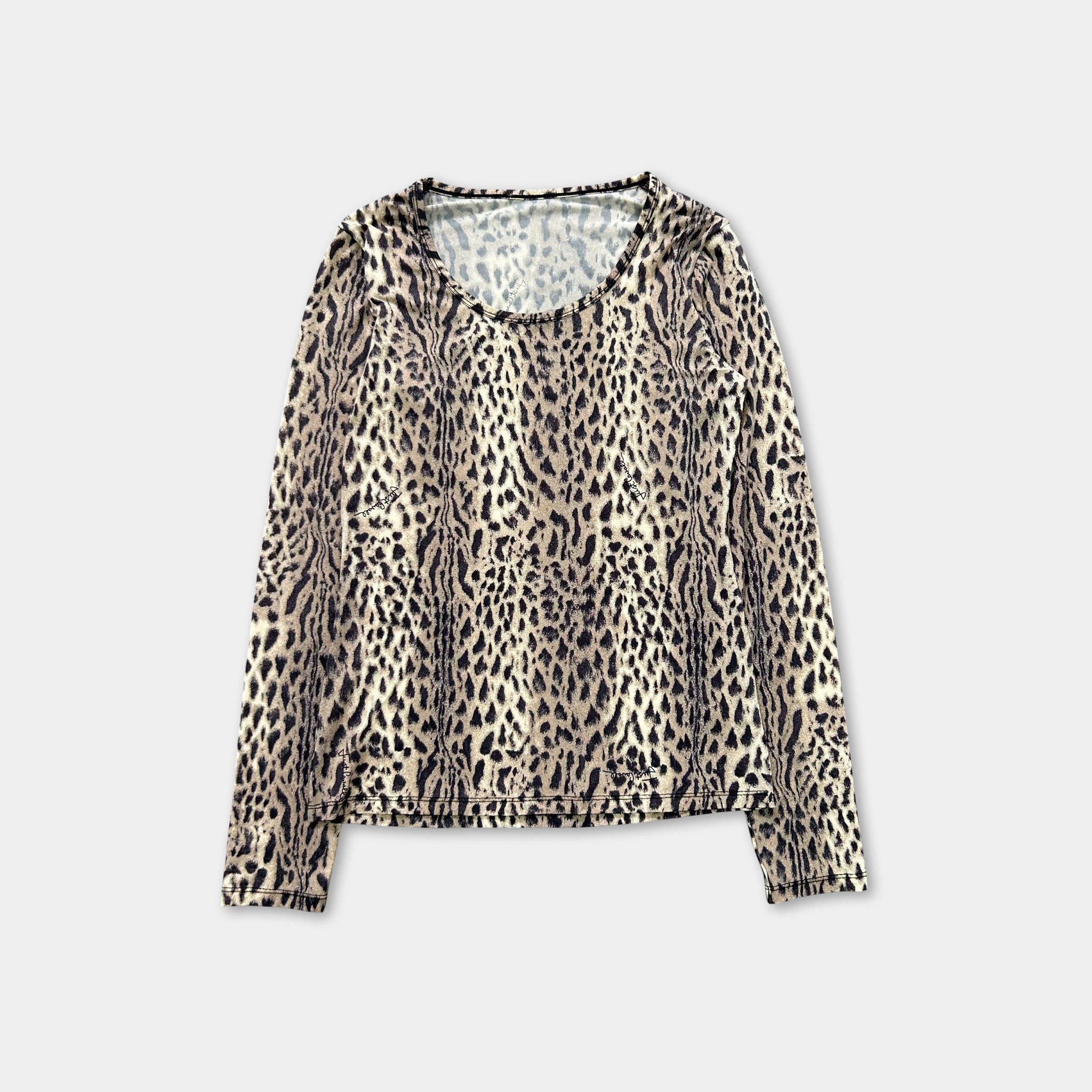Just Cavalli Just Cavalli Leopard Long Sleeve Underwear Size S / US 4 / IT 40 - 1 Thumbnail