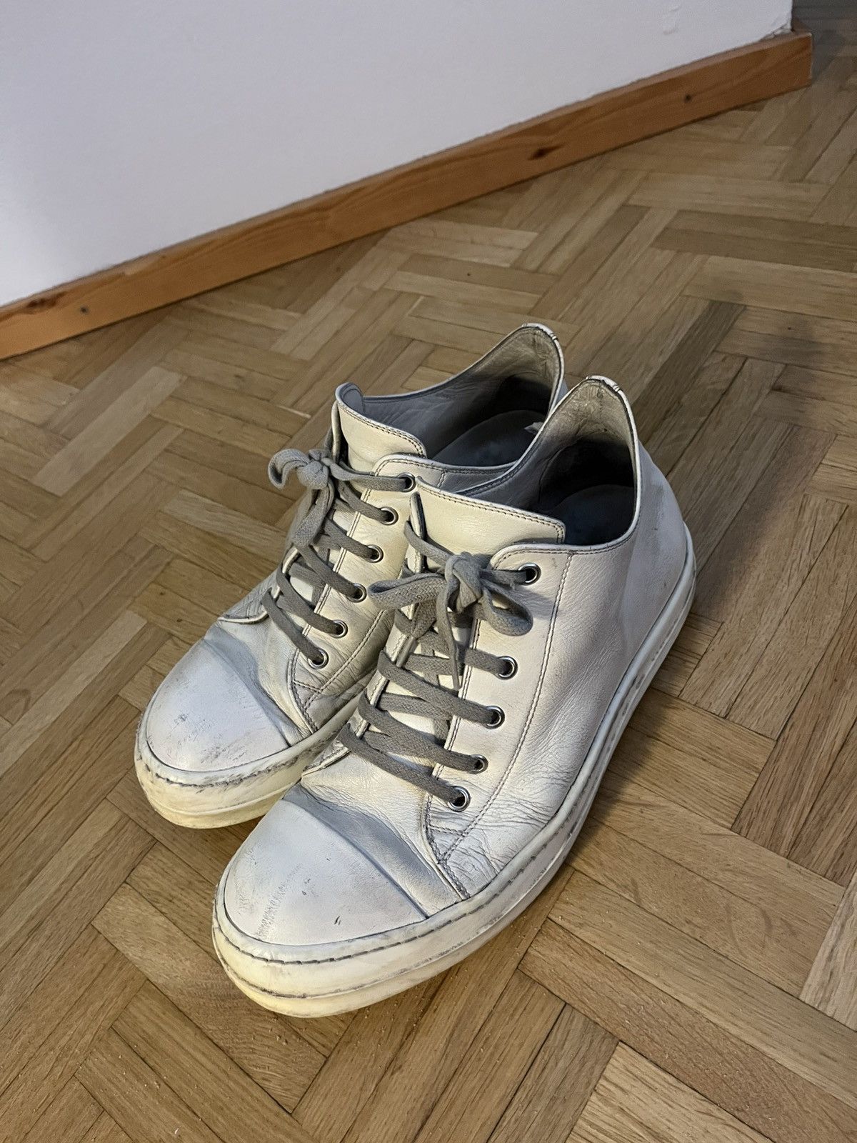 Rick Owens Rick Owens Mainline low top ramones Size US 8 / EU 41 - 1 Thumbnail