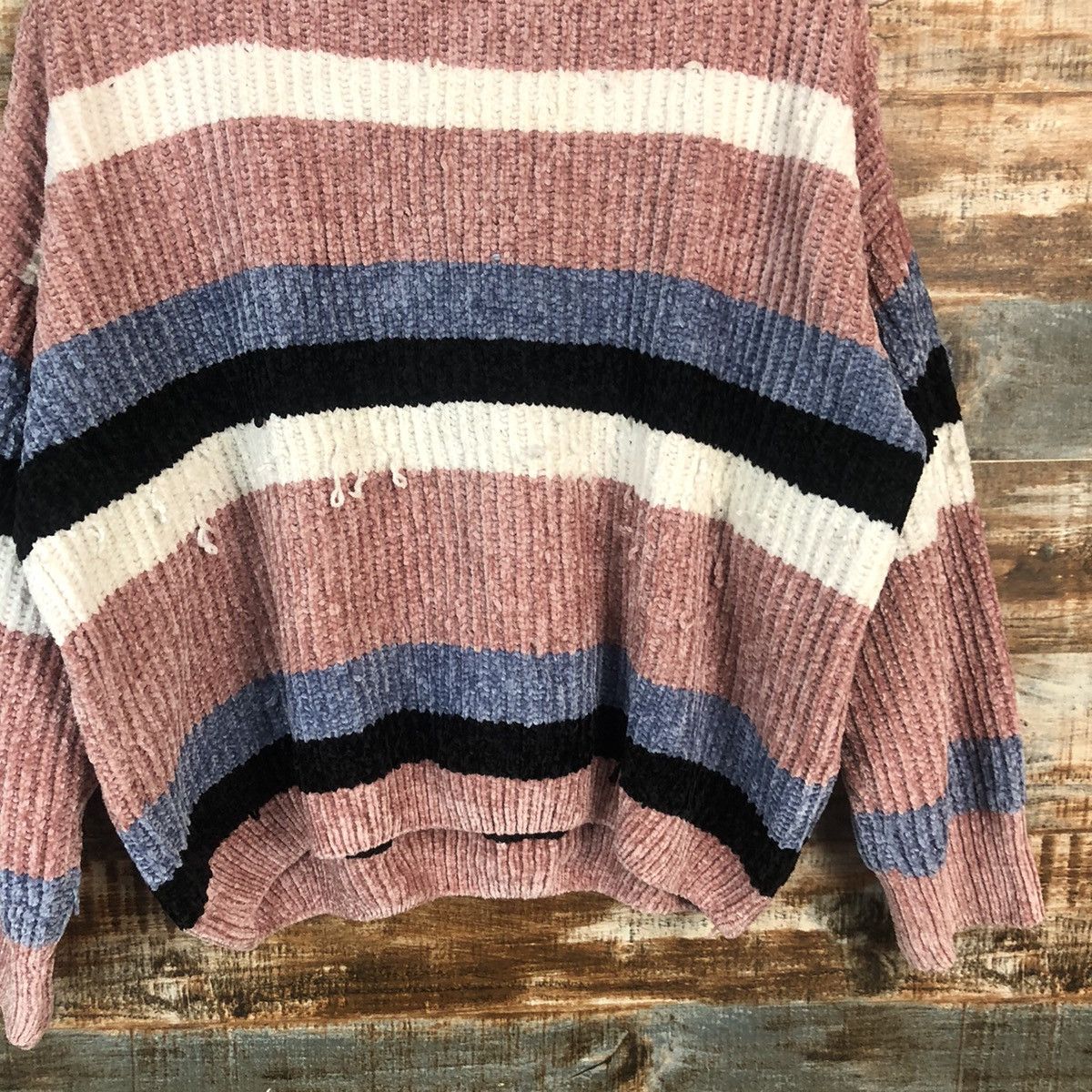 Vintage Spiga Stripe Pink stripe Knitwear #A1987 Size M / US 6-8 / IT 42-44 - 6 Thumbnail