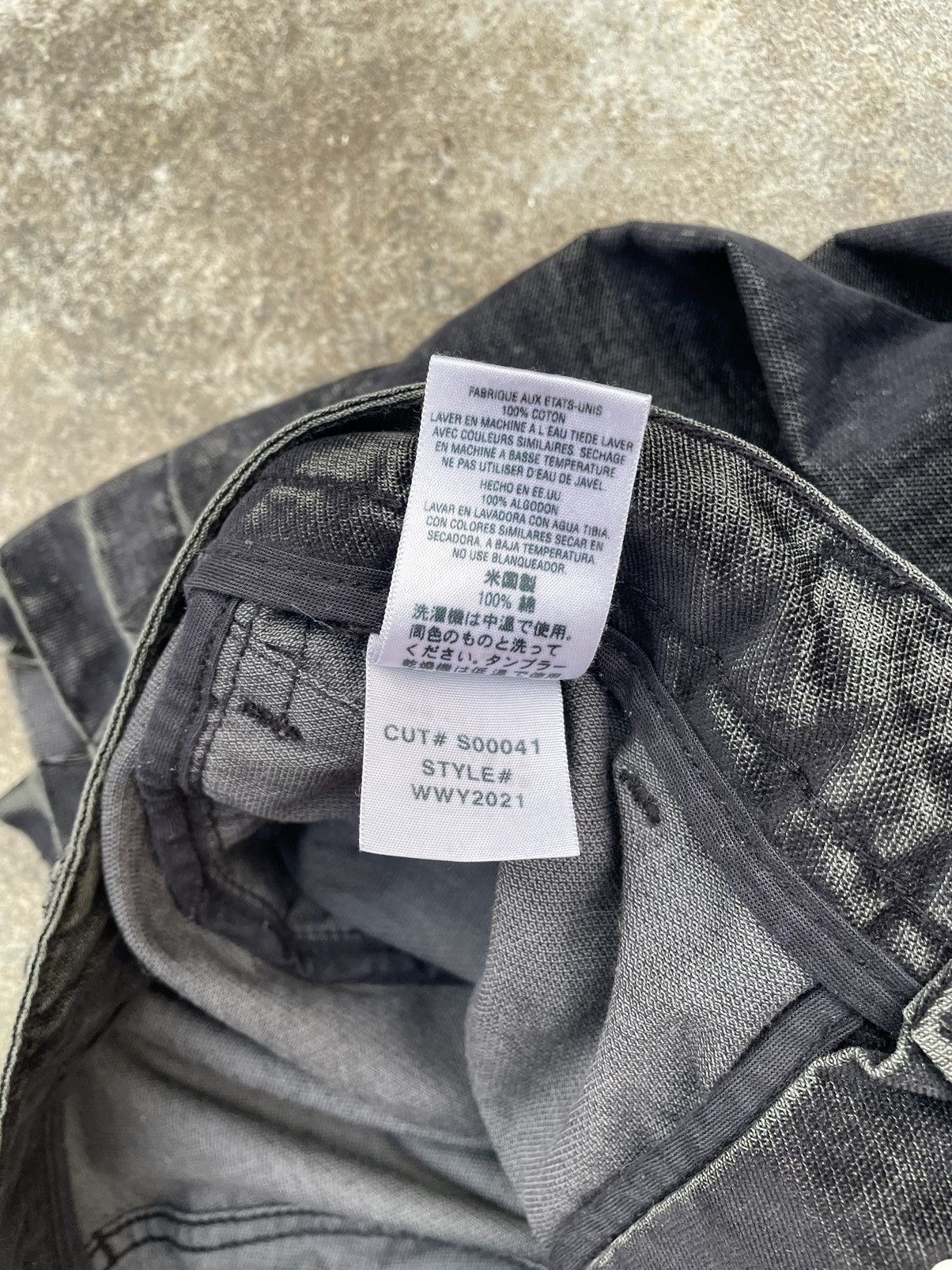Rick Owens "SLAB" Diamond Cut Flared Denim Size US 33 - 10 Thumbnail