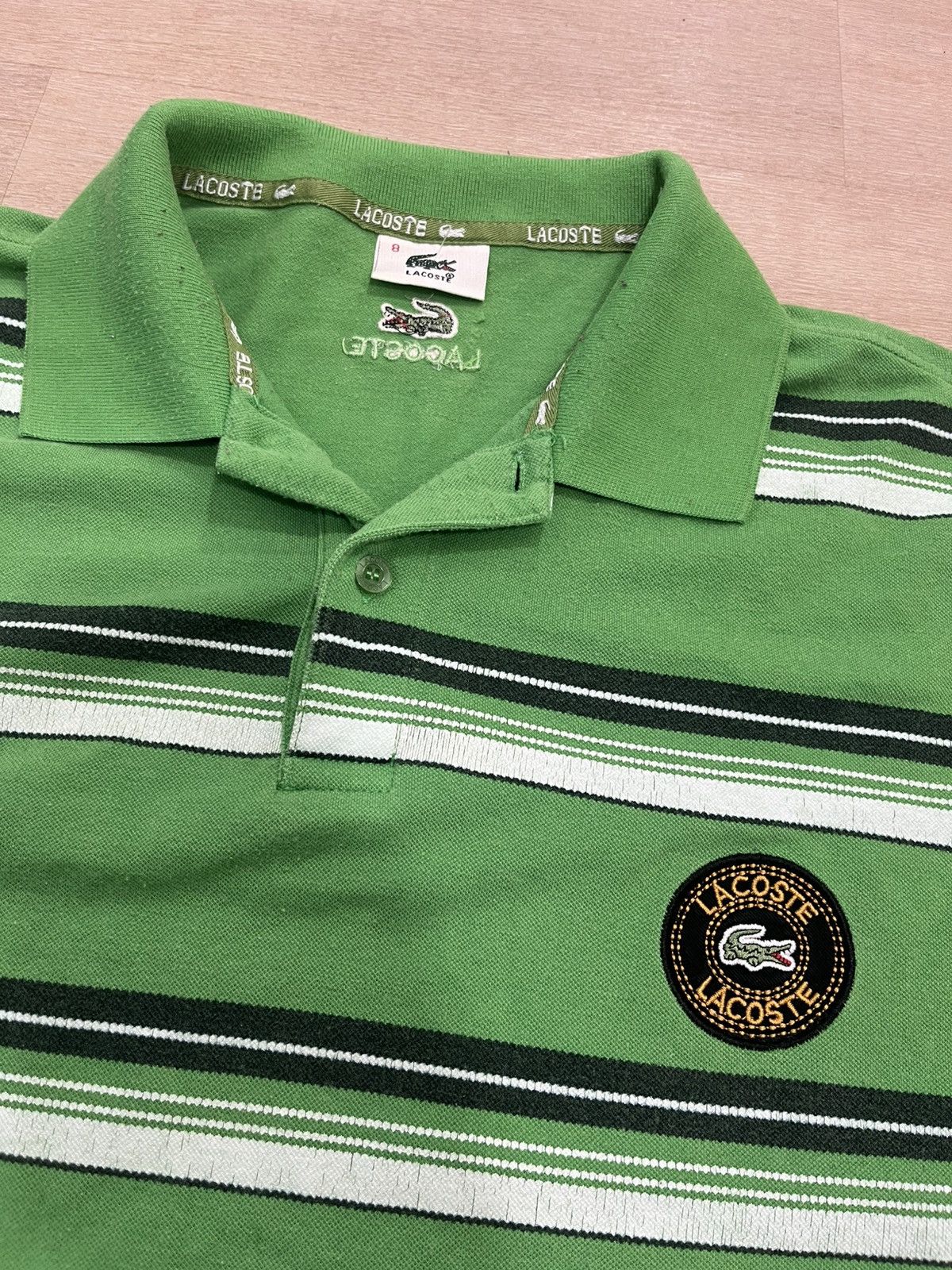 Lacoste Lacoste Striped Polo Shirt 2XL Size US XXL / EU 58 / 5 - 1 Thumbnail