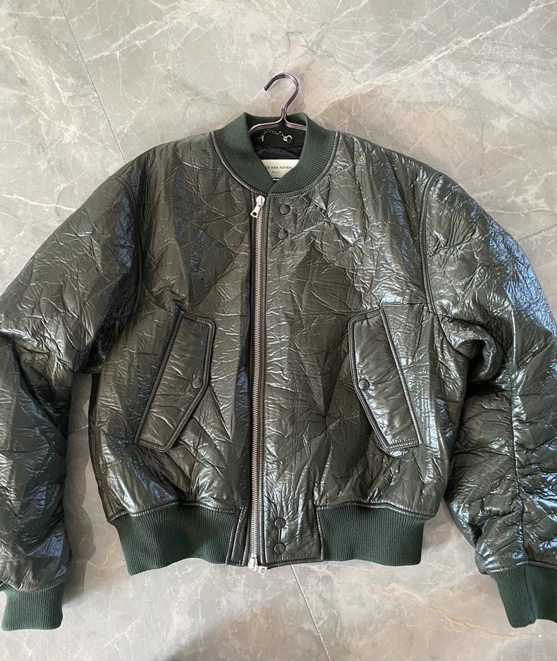 Dries Van Noten Dries Van Noten 21aw Green Bomber Jacket Size US M / EU 48-50 / 2 - 1 Thumbnail