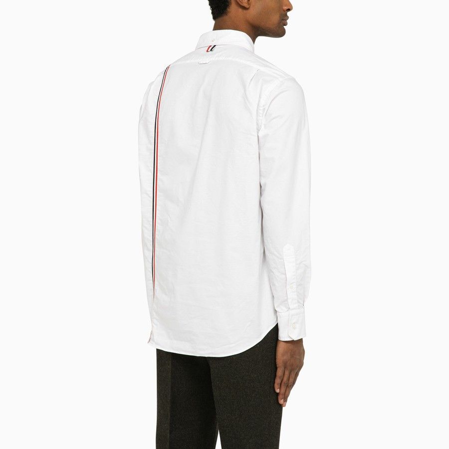 Thom Browne o1d2blof0724 Poplin Shirt in White Size US L / EU 52-54 / 3 - 3 Thumbnail