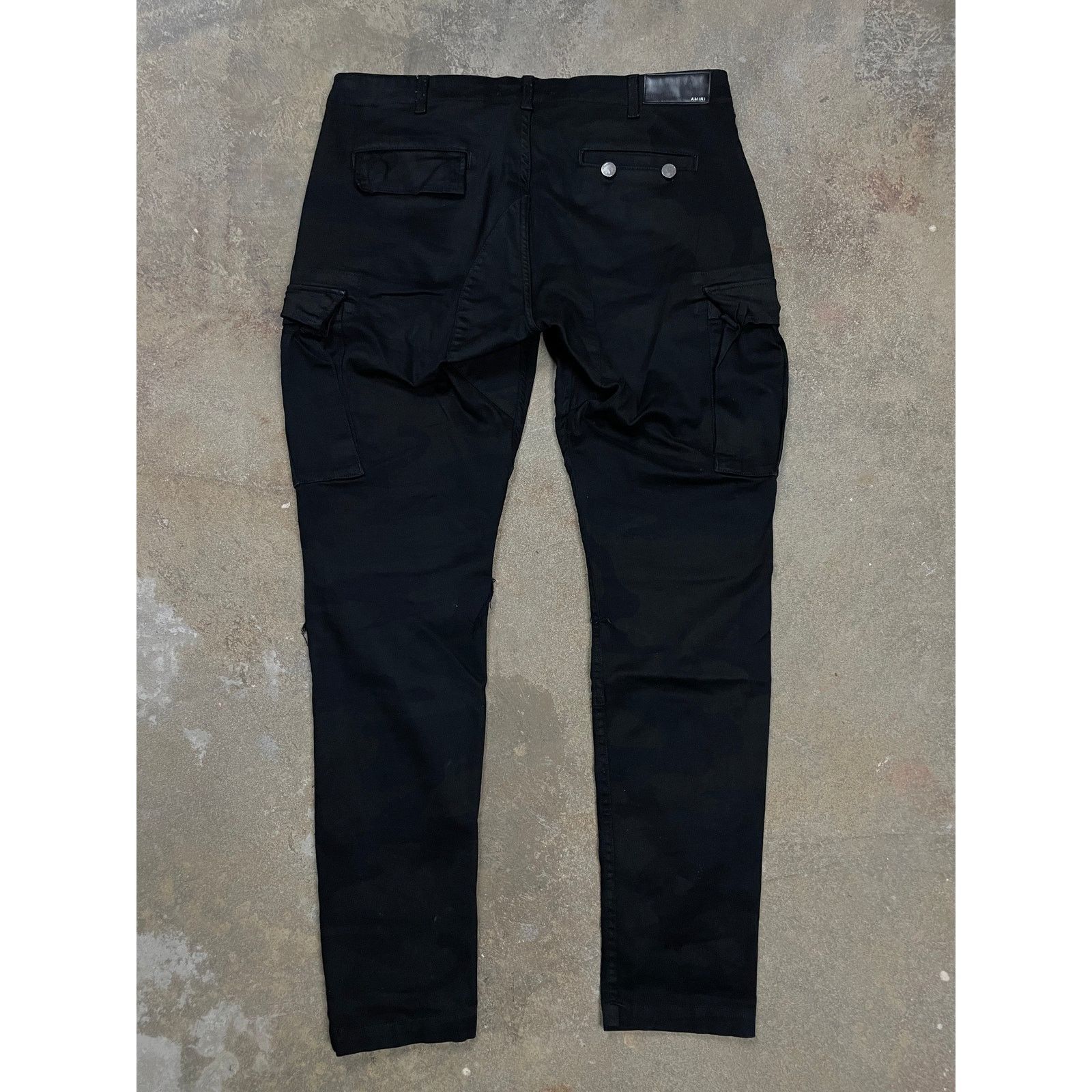 Amiri Amiri Cargo Pants Camo Black Patch 33 Used Size US 33 - 2 Thumbnail