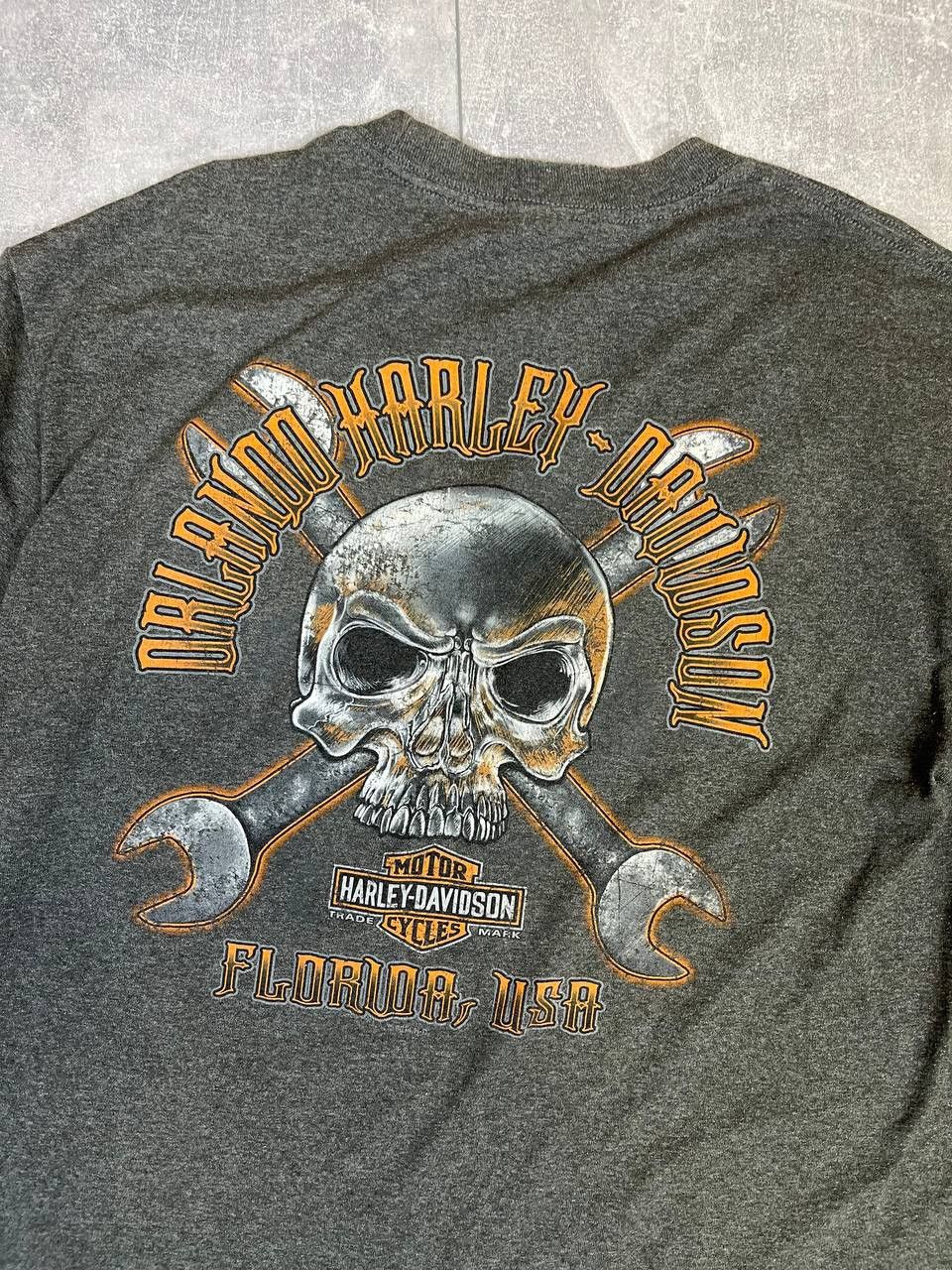 Vintage Men’s vintage overprint logo Harley Davidson tee Size US L / EU 52-54 / 3 - 4 Thumbnail