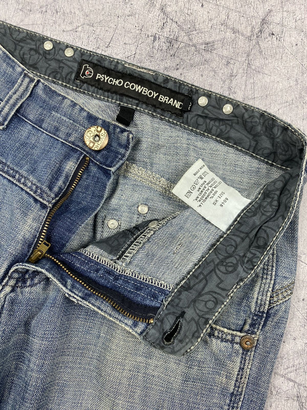 Other Vintage Psycho Cowboy Brand y2k Denim Shorts Size US 29 - 9 Thumbnail
