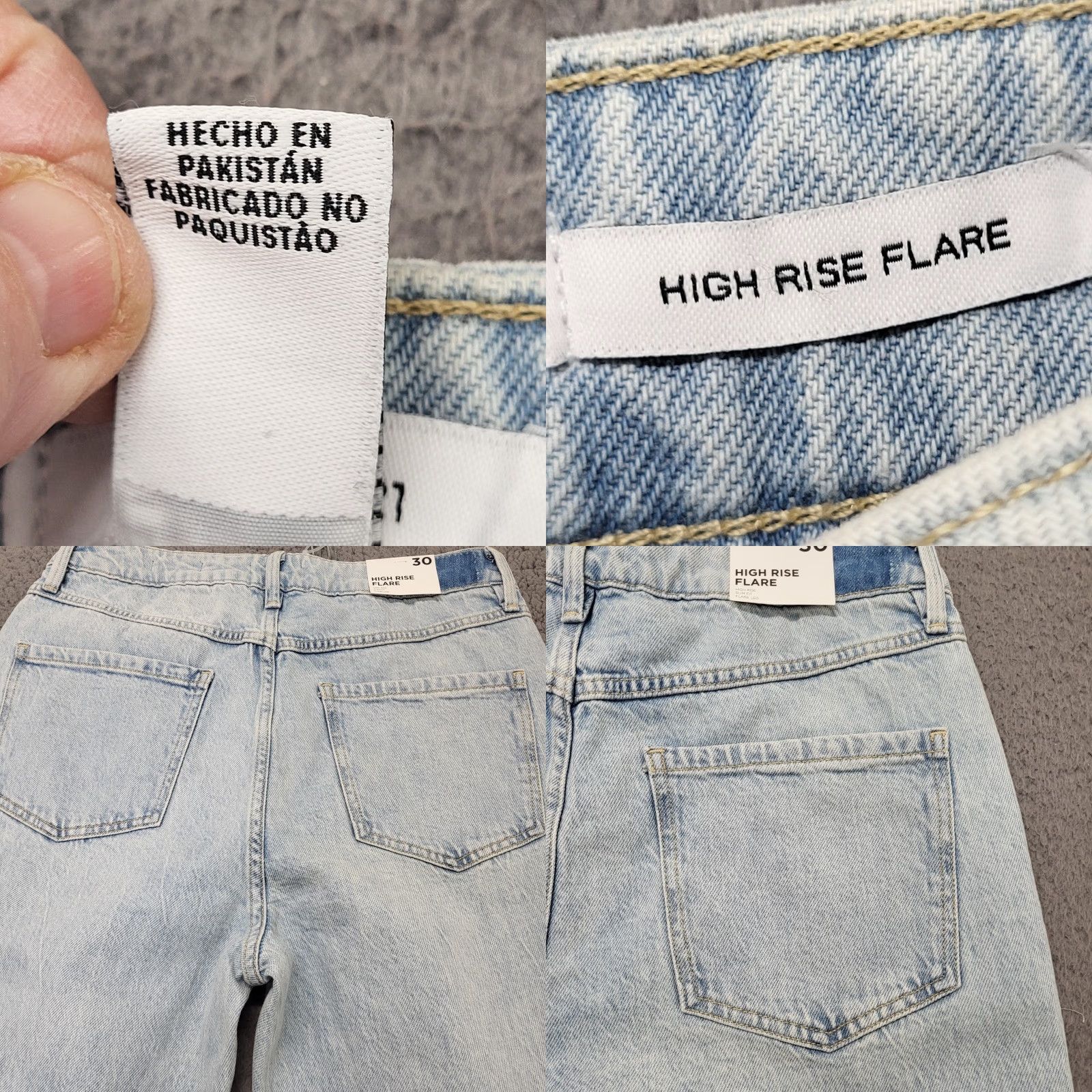 Forever 21 FOREVER 21 Jeans Women's Size 30 Blue High Rise Slim Fit Flared Hippie Boho Jeans Size 30" / US 8 / IT 44 - 8 Thumbnail