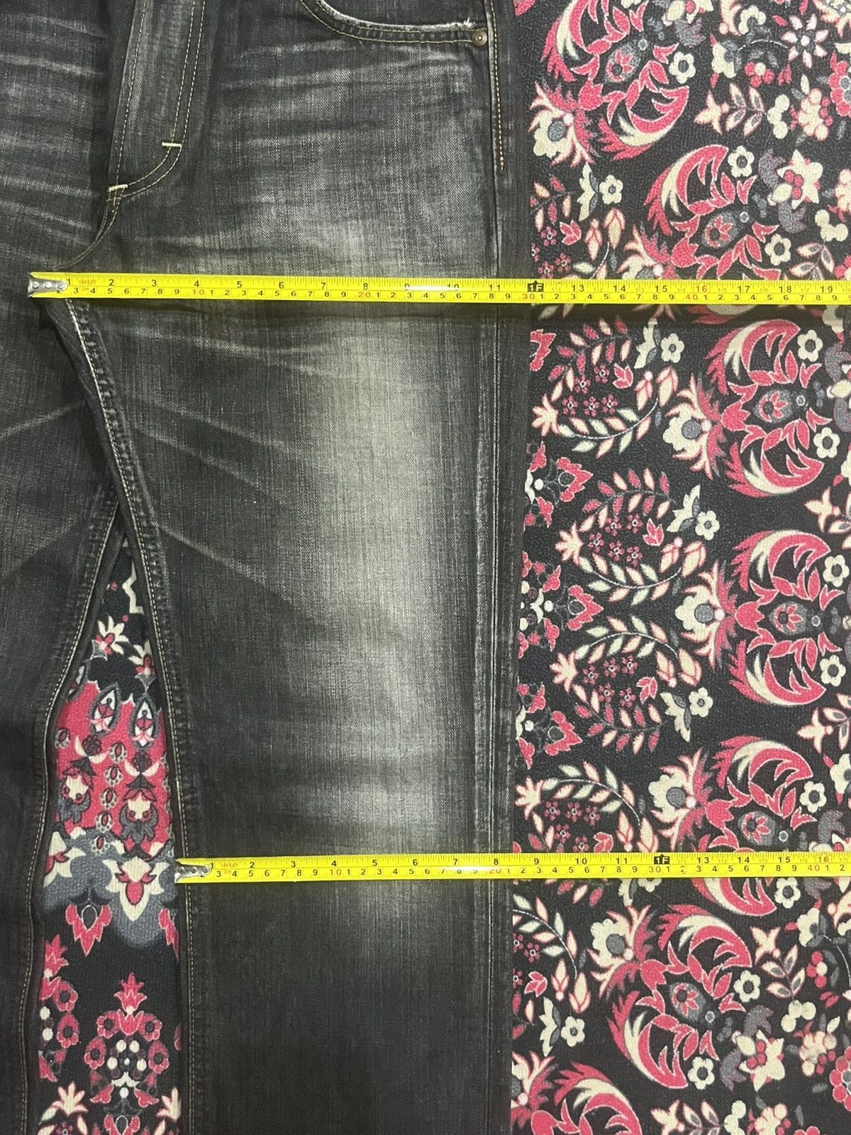 Lee Vintage Lee Rider Sanforized Black Faded Whisker Jeans Size US 31 - 15 Thumbnail