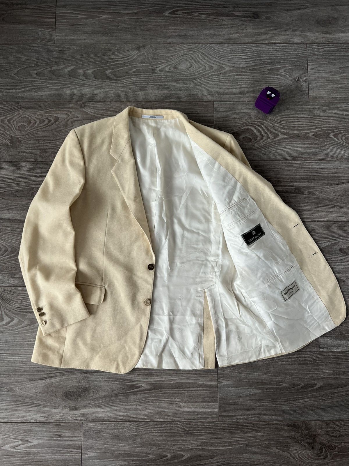 Givenchy Vintage Archival Givenchy Wool/Mohair Luxury Blazer Size 46R - 15 Thumbnail