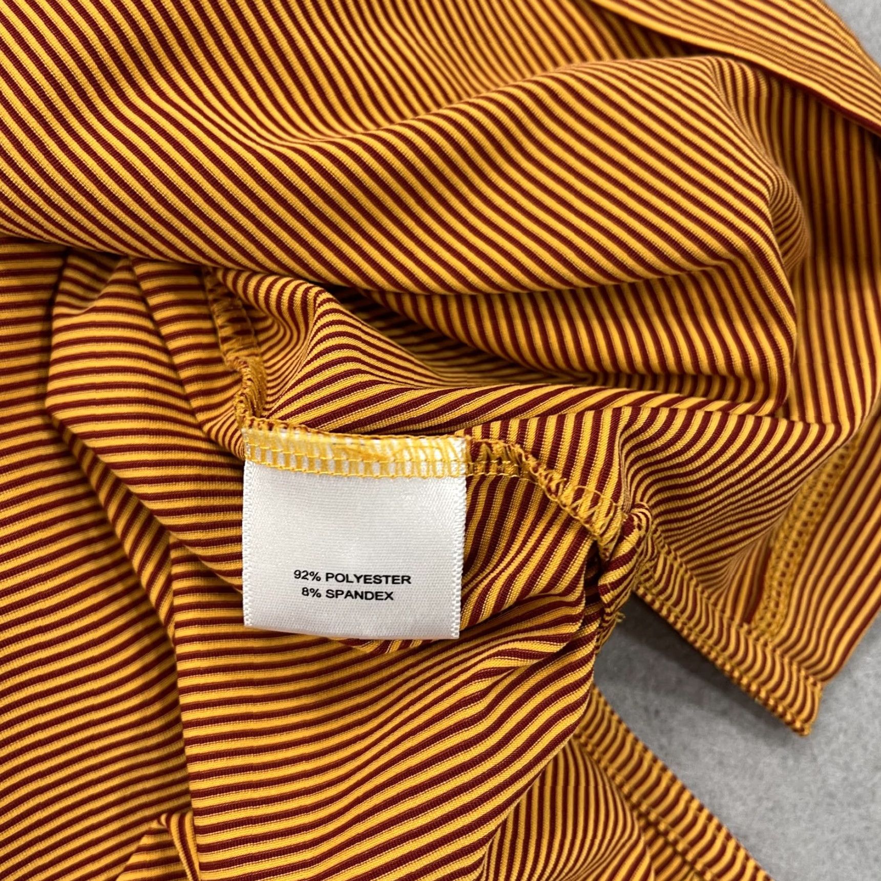 Peter Millar Peter Millar Polo Shirt Mens L Orange Striped Summer Comfort Golf Shirt Polo Men’s Orange Misc Sports Logo Vintage: No Size US L / EU 52-54 / 3 - 5 Thumbnail