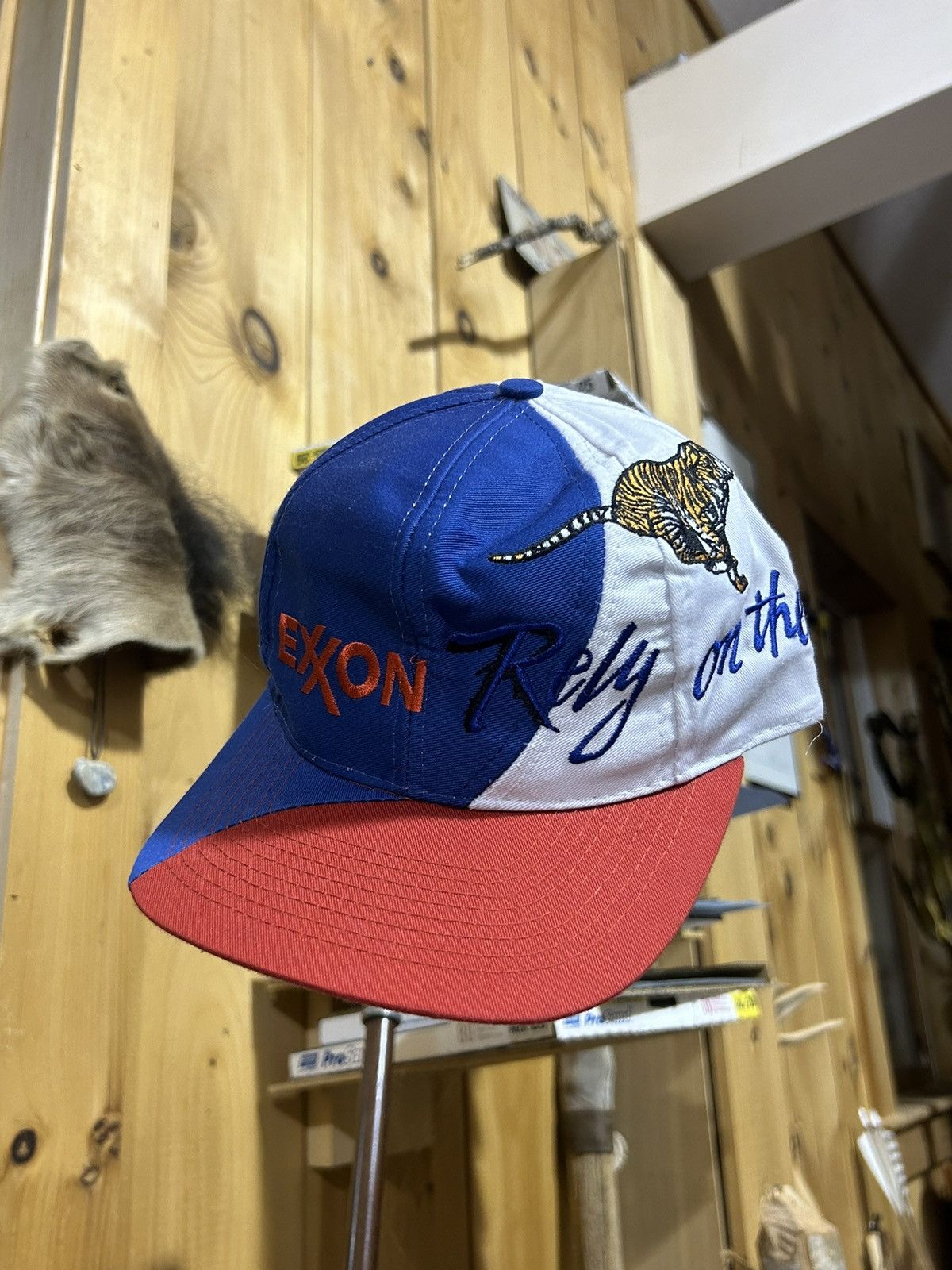 Vintage 90s Exxon Racing SnapBack Size ONE SIZE - 1 Thumbnail