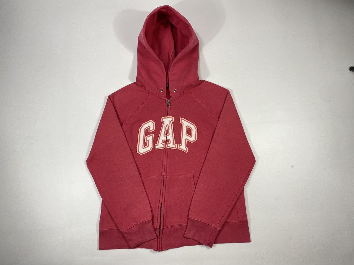 Gap Y2K Gap Zip Pink Hoodie Size L / US 10 / IT 46 - 19 Thumbnail