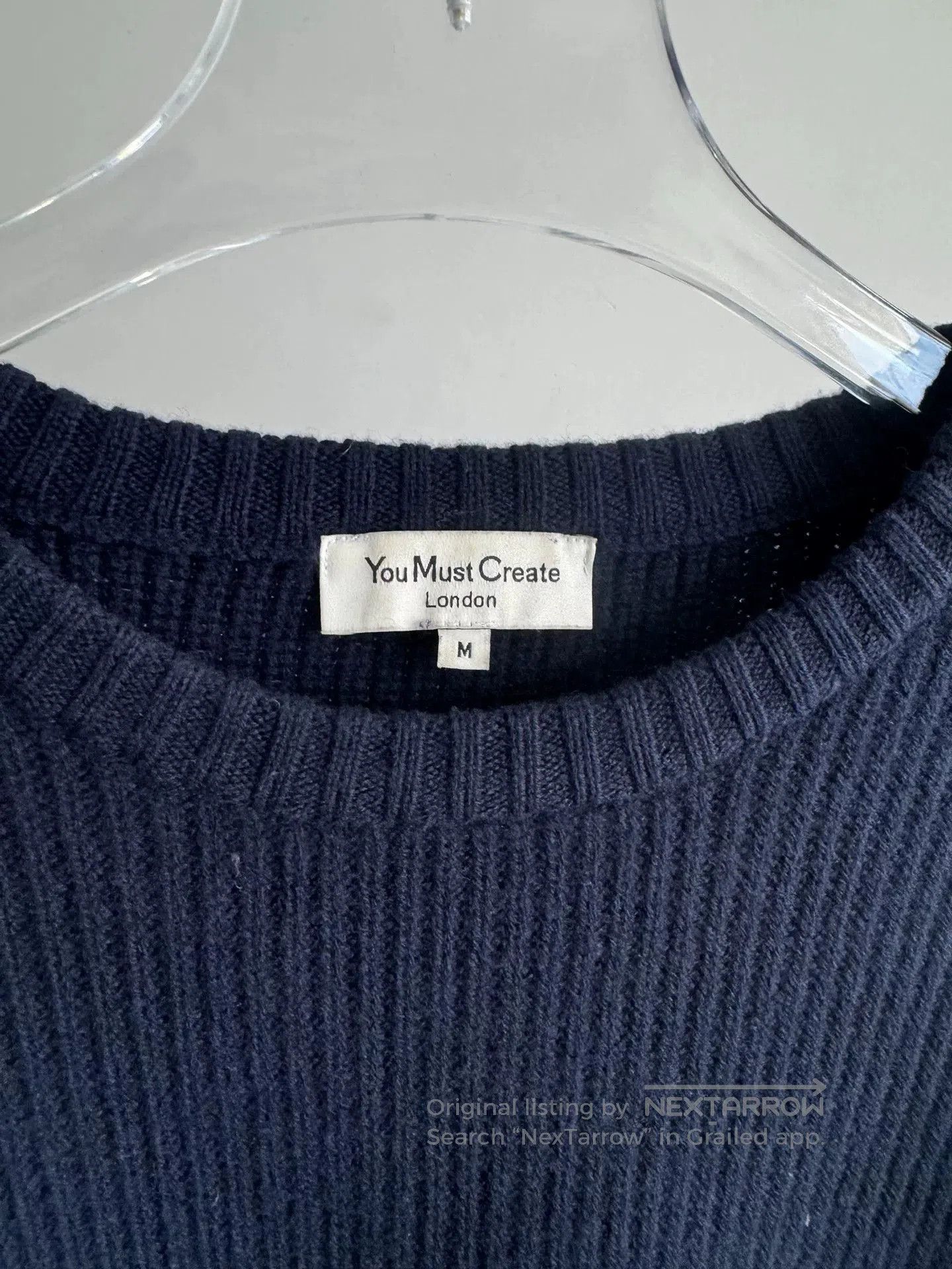 YMC YMC Navy Merino Wool Sweater. Size US M / EU 48-50 / 2 - 3 Thumbnail