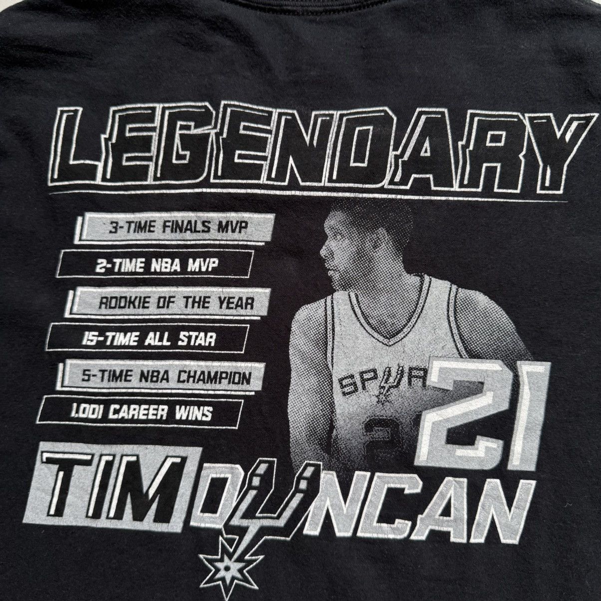 NBA Tim Duncan “The Big Fundamental” Career Resume Tee Size US XXL / EU 58 / 5 - 6 Thumbnail