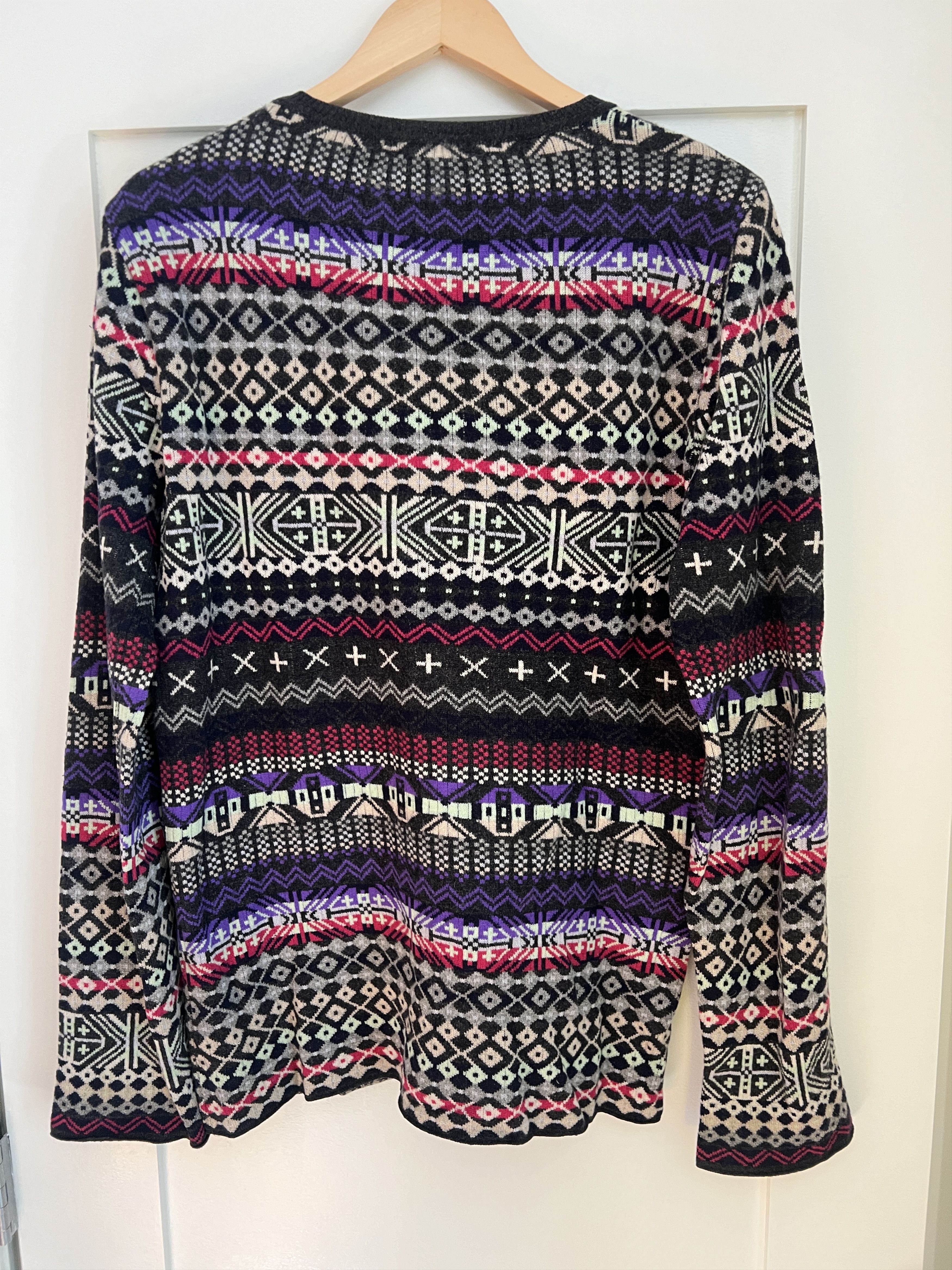 Raf Simons Raf Simons FW12 Cashmere FairIsle Sweater Size US L / EU 52-54 / 3 - 3 Thumbnail
