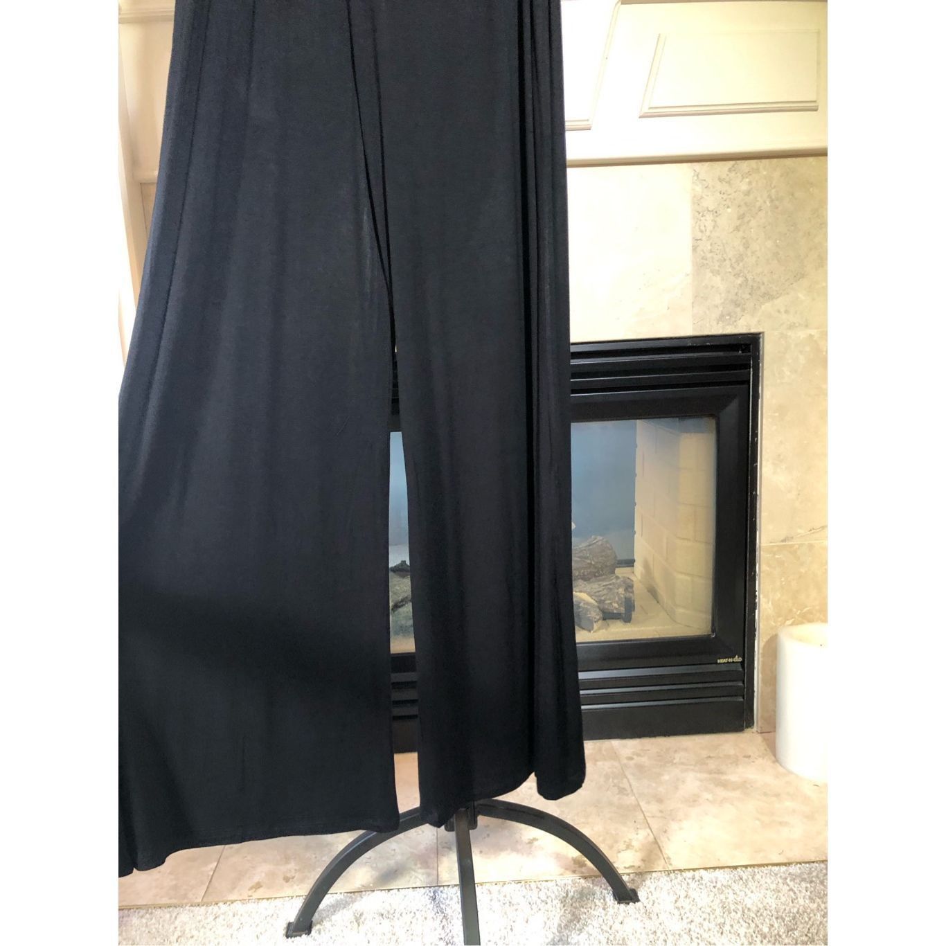 Other Venus Women’s Black Flowing Soft Stretchy Pants Size L NWOT Size 34" / US 12 / IT 48 - 3 Thumbnail