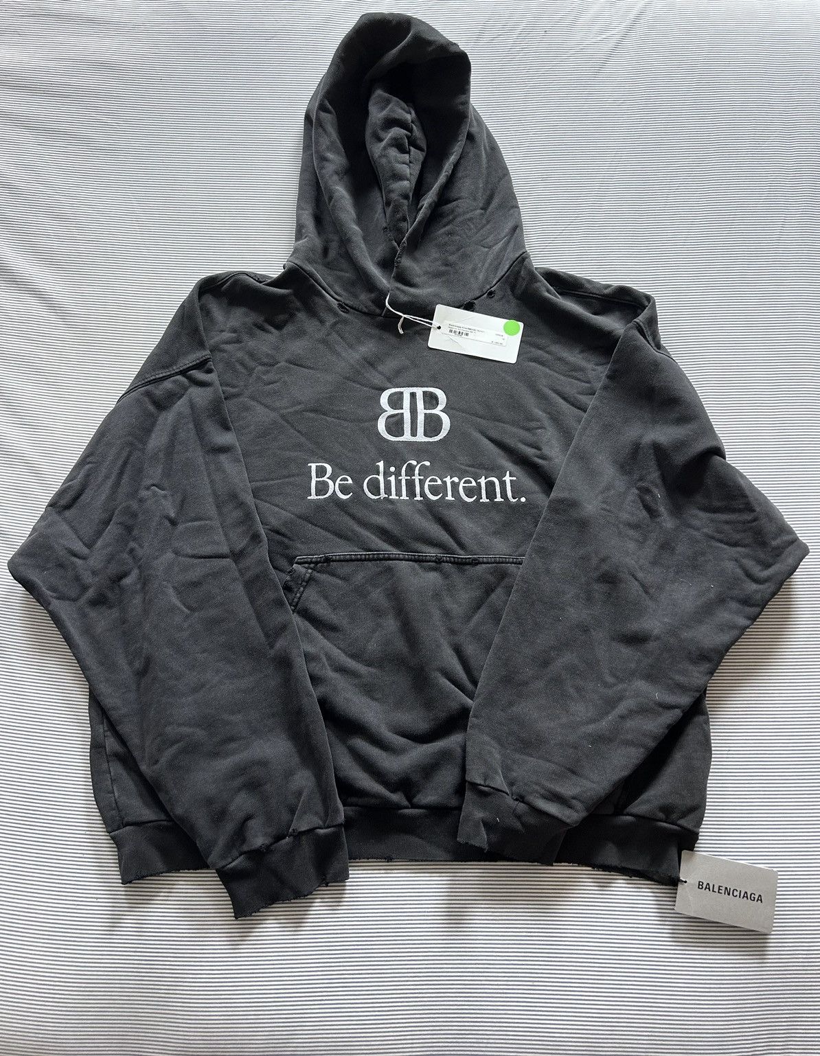 Balenciaga Balenciaga “Be Different” Hoodie | Grailed