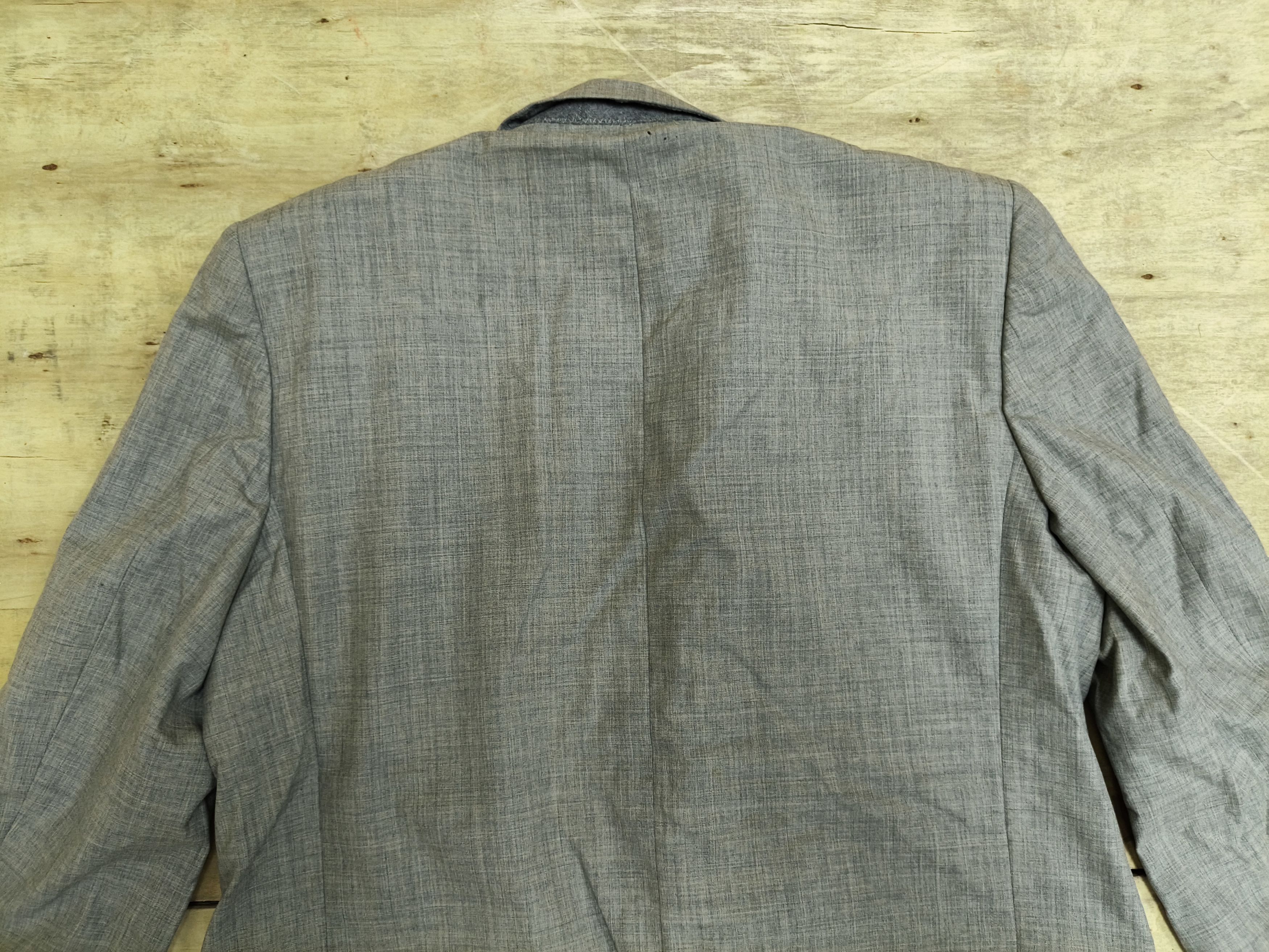 Comme des Garcons Homme Vtg 🔥 CDG Homme AD1988 Pure Wool Jacket Size 44L - 18 Thumbnail