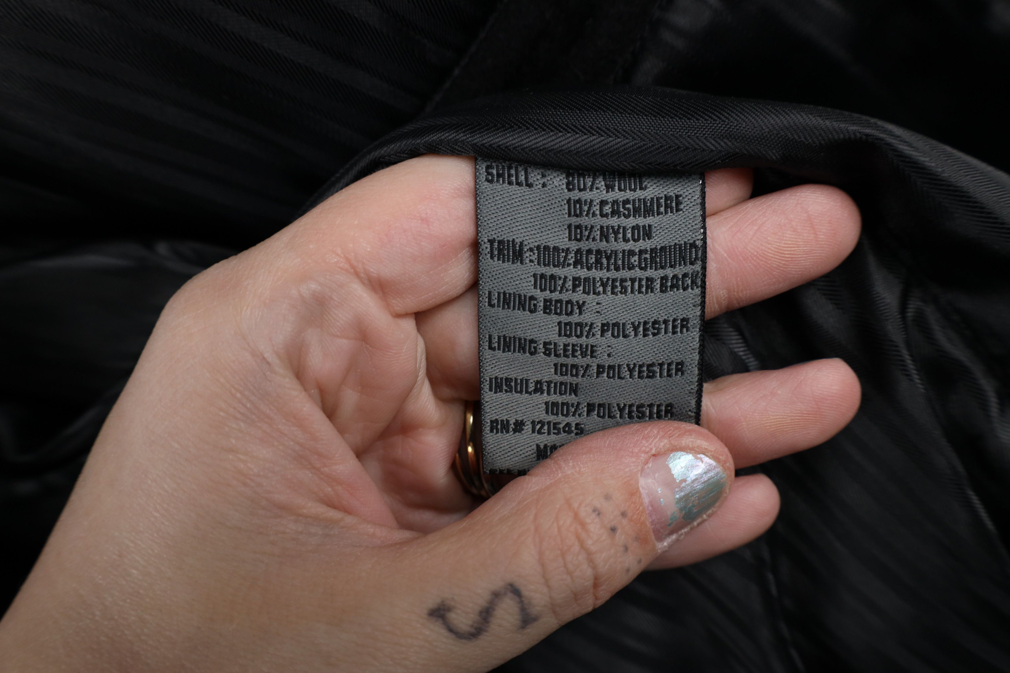 Johnston & Murphy × Vintage Johnston & Murphy Wool Cashmere Button Car Coat Jacket Black Size US L / EU 52-54 / 3 - 13 Thumbnail