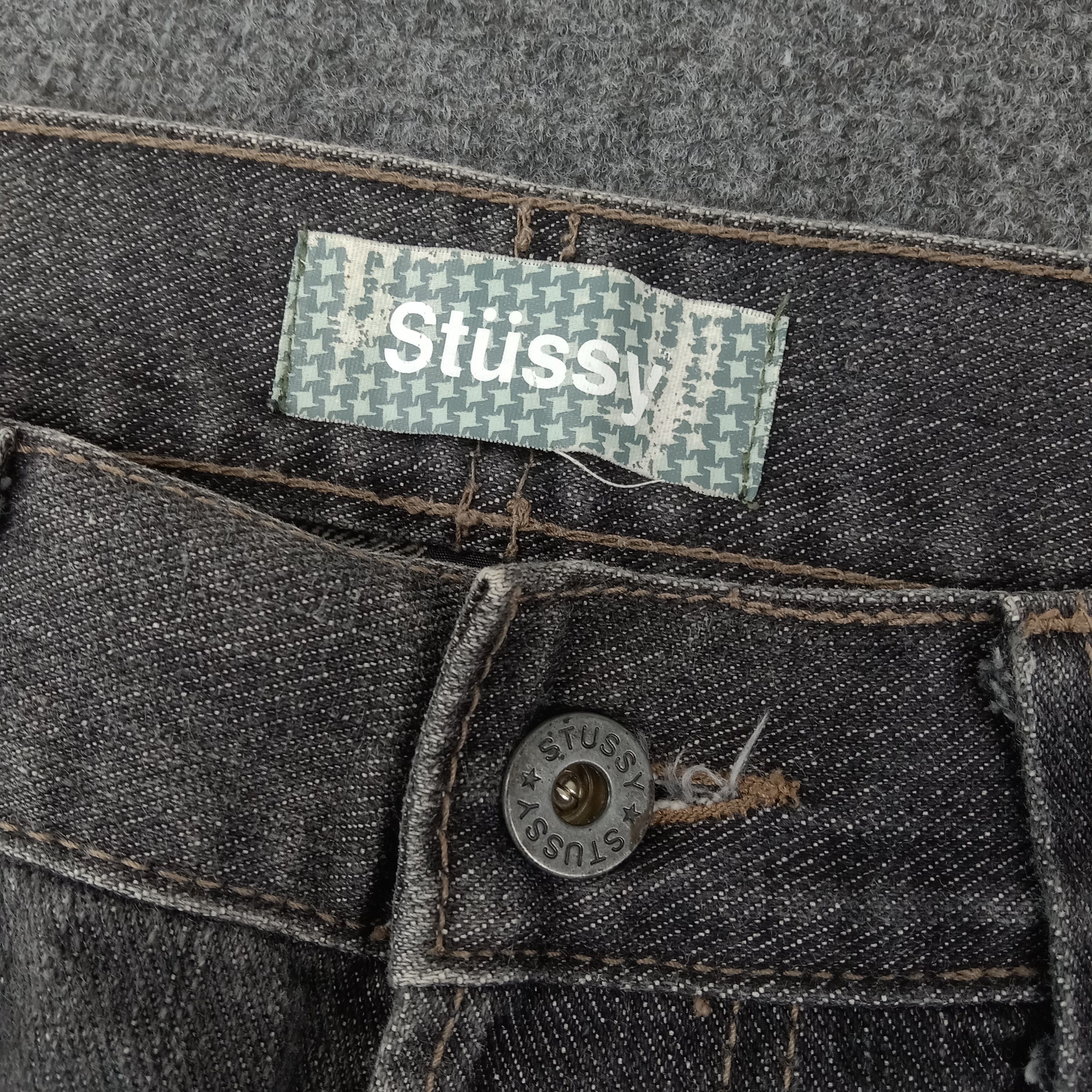 Stussy × Vintage Stussy American Streetwear Custom Art Denim Jeans C217N23 Size US 33 - 6 Thumbnail