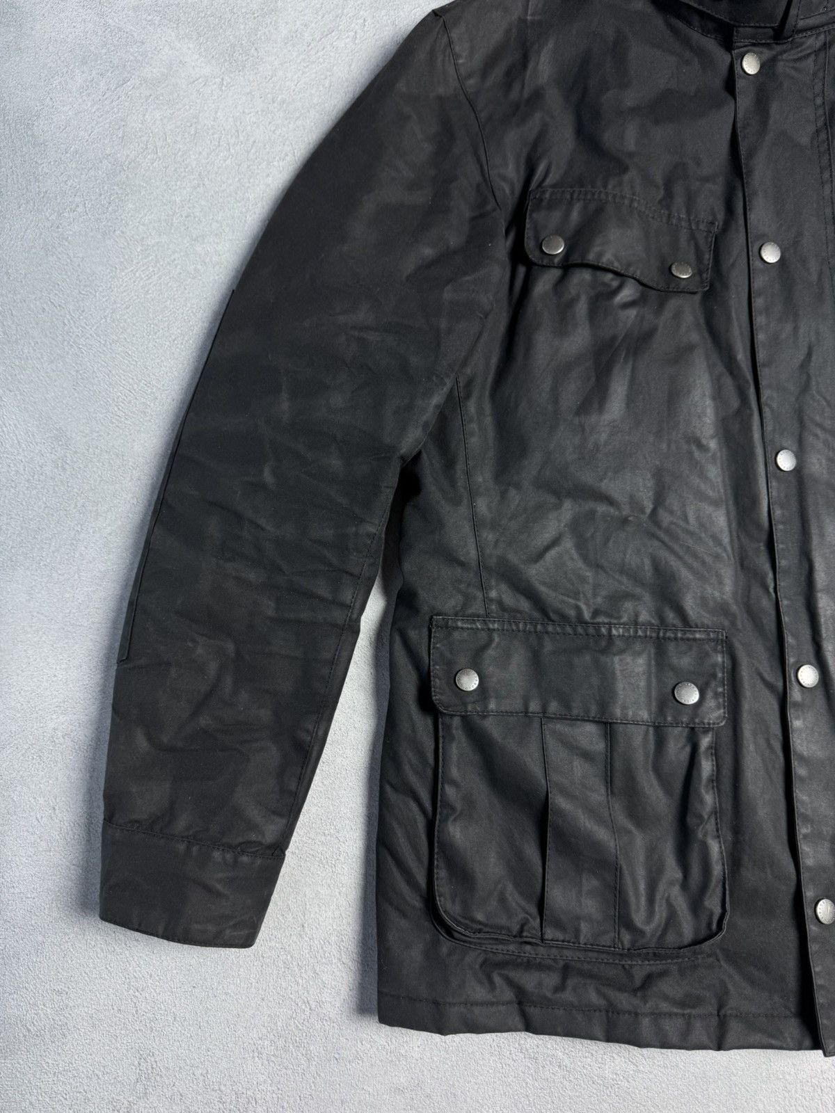 Barbour Barbour International Duke Motorcycle Wax Cotton Jacket Size US L / EU 52-54 / 3 - 5 Thumbnail