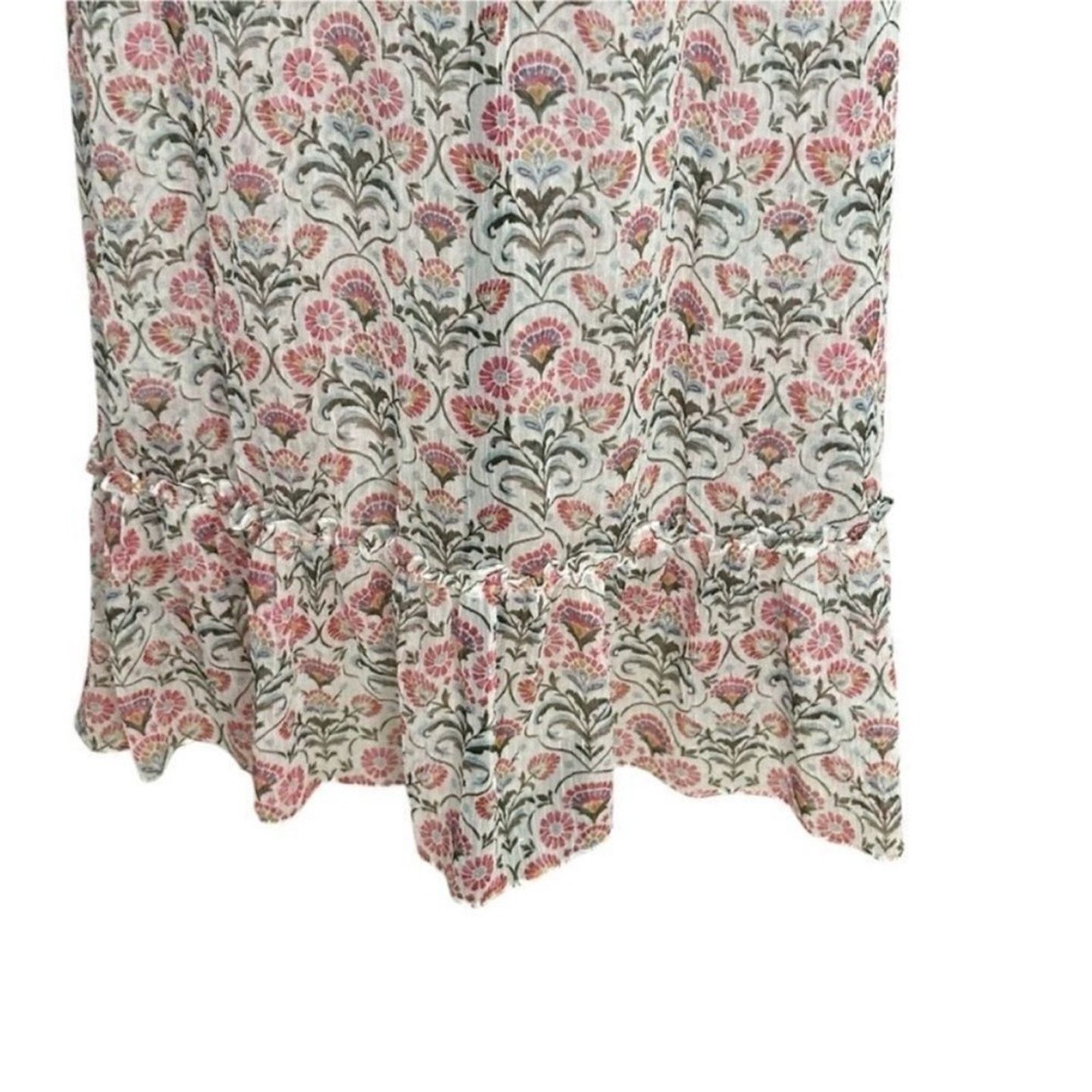 MISA Los Angeles NWT MISA Los Angeles $390 Amata Pink Cottage Dress XS Size XS / US 0-2 / IT 36-38 - 15 Thumbnail