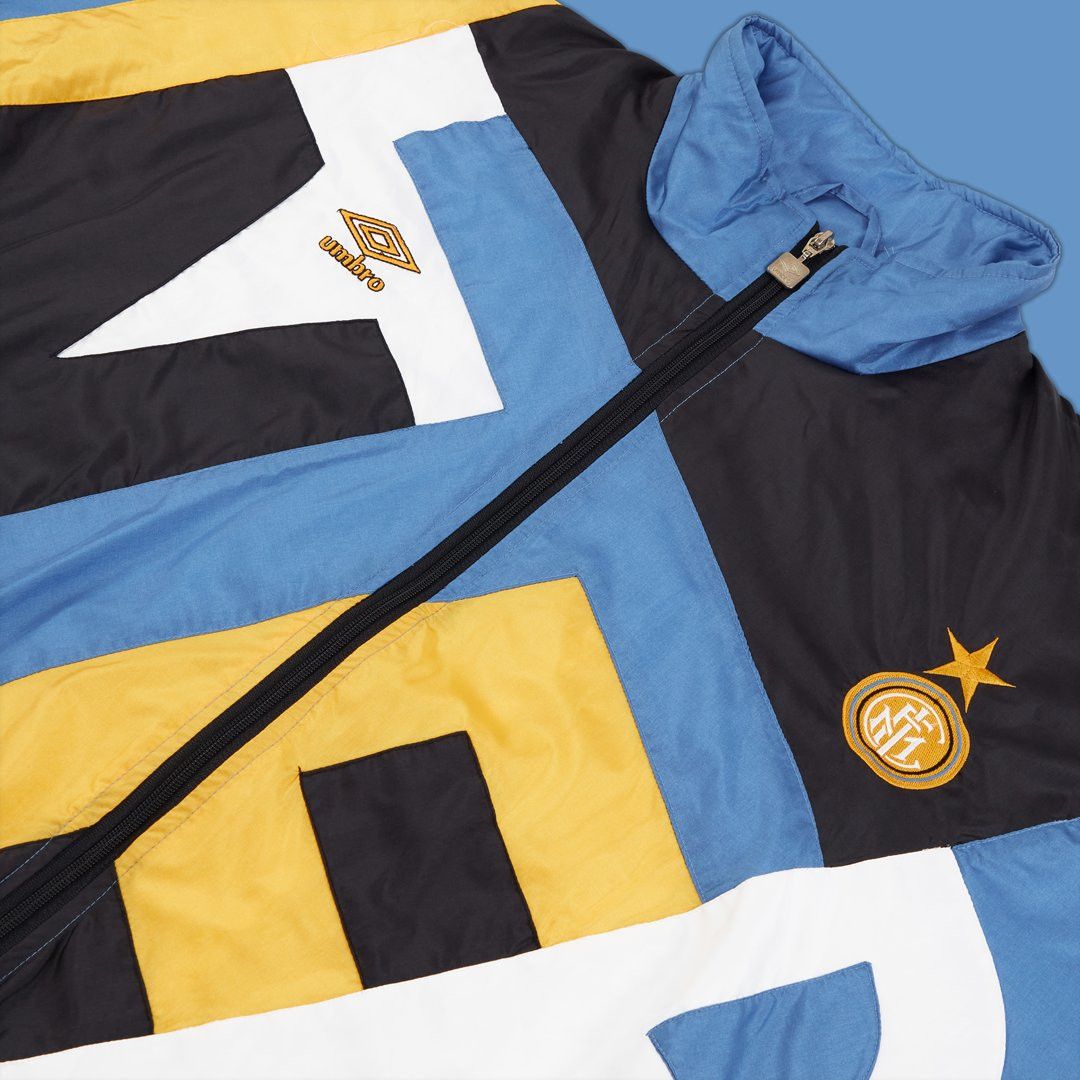 Umbro Ultra Rare Vintage 90s Inter Milan Umbro XL Windbreaker Size US XL / EU 56 / 4 - 2 Thumbnail