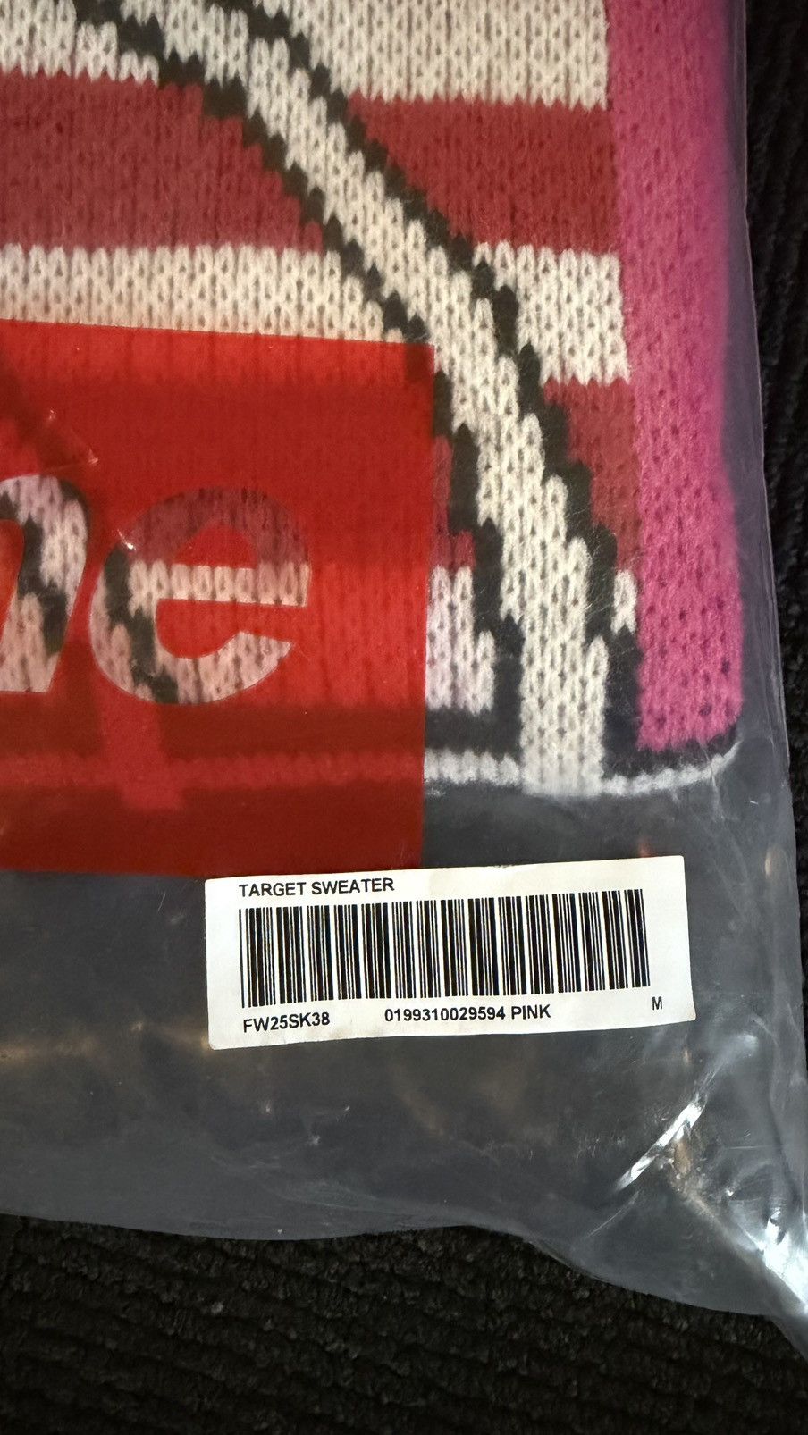 Supreme Supreme Target sweater (M) (Pink) Size US M / EU 48-50 / 2 - 4 Thumbnail