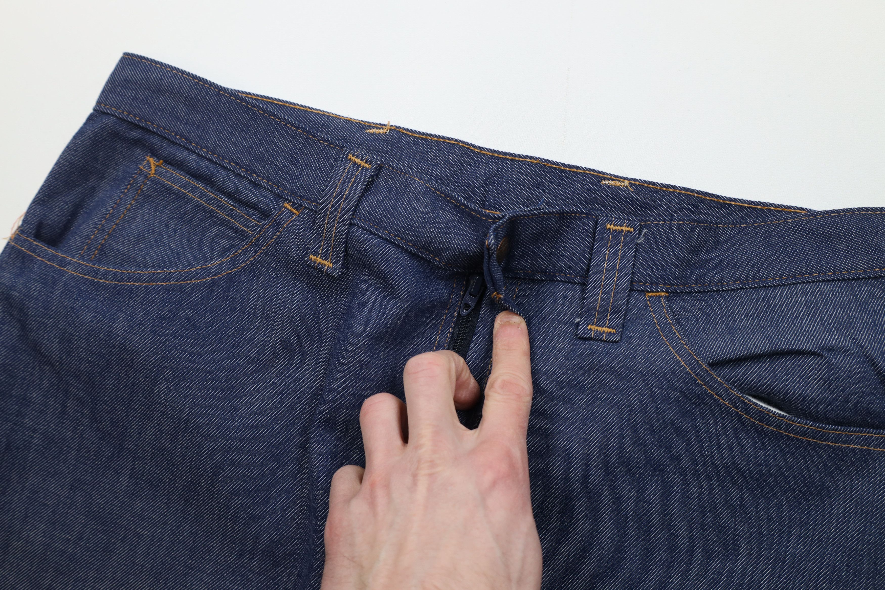 Vintage Vintage 70s Streetwear Wide Leg Bell Bottoms Denim Jeans USA Size US 34 / EU 50 - 8 Thumbnail