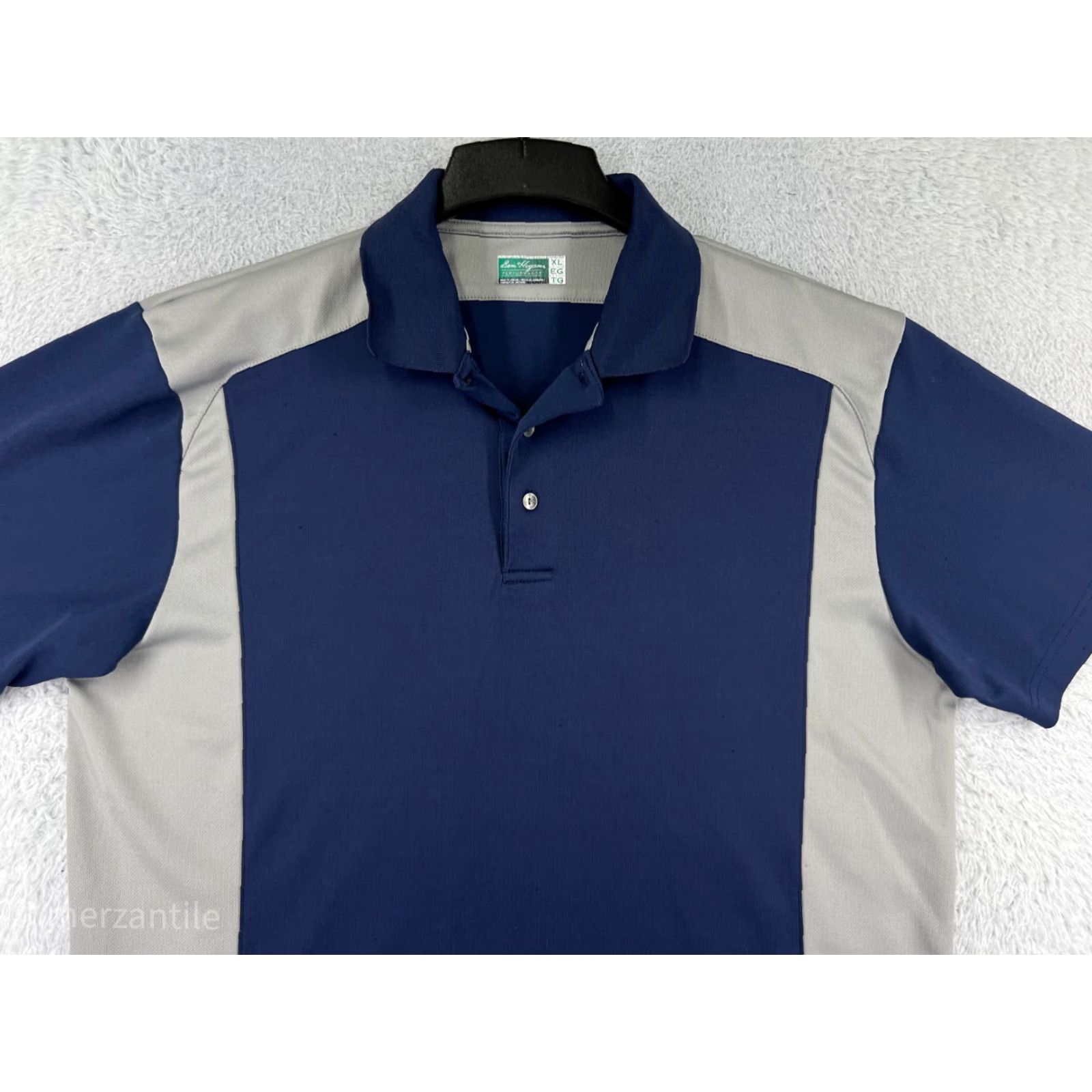 Hogan VINTAGE Ben Hogan Polo Shirt Mens XL Blue Gray Bowling Shirt Style Golf Golfer Size US XL / EU 56 / 4 - 5 Thumbnail