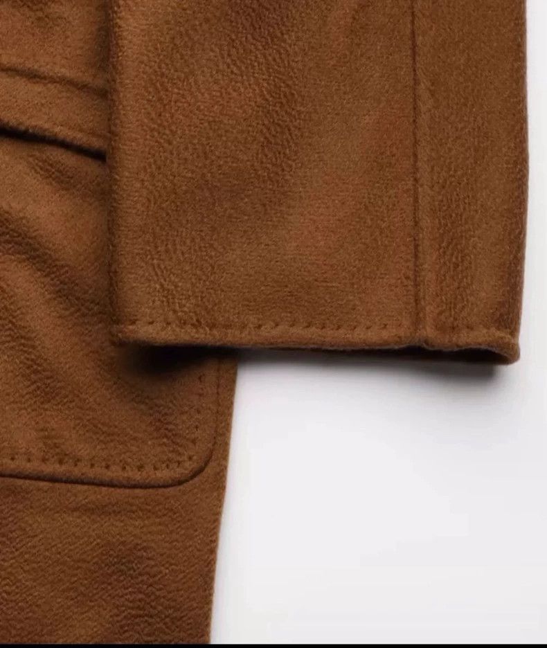 Max Mara Max Mara Coat lilia, caramel, 100 pure cashmere water ripp Size S / US 4 / IT 40 - 6 Thumbnail