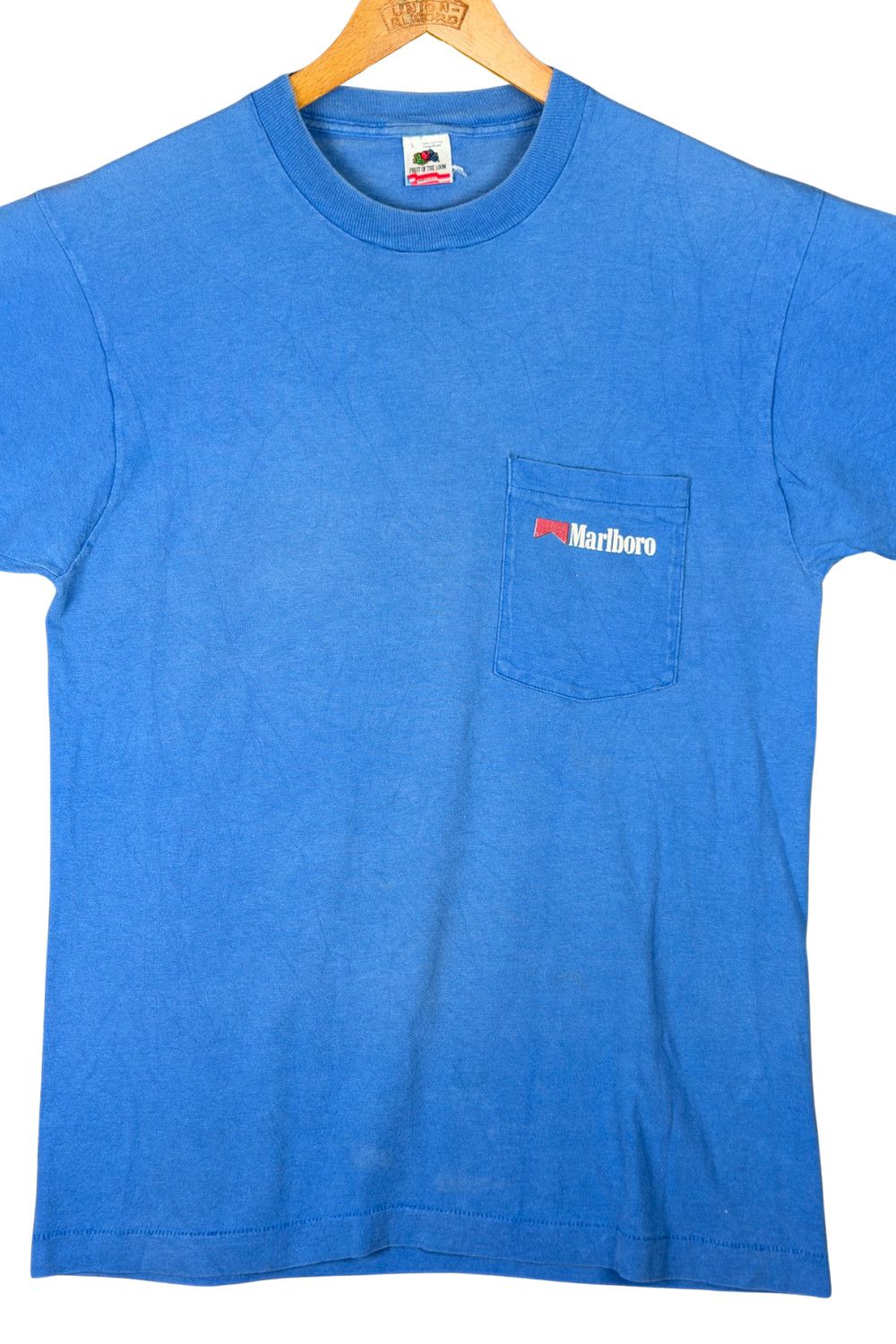Fruit Of The Loom Vintage 90s Marlboro Desert Night Graphic Pocket T-Shirt Size US L / EU 52-54 / 3 - 4 Thumbnail
