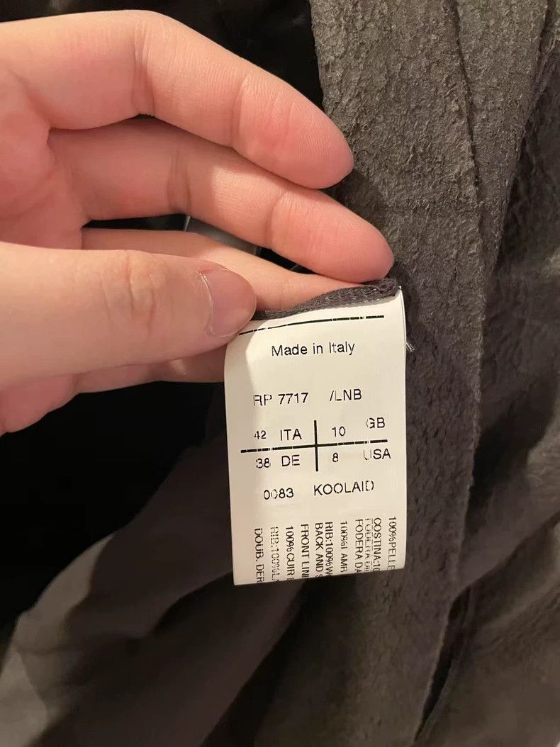 Rick Owens rick owens size 8 Lambskin cropped jacket Size US M / EU 48-50 / 2 - 6 Thumbnail
