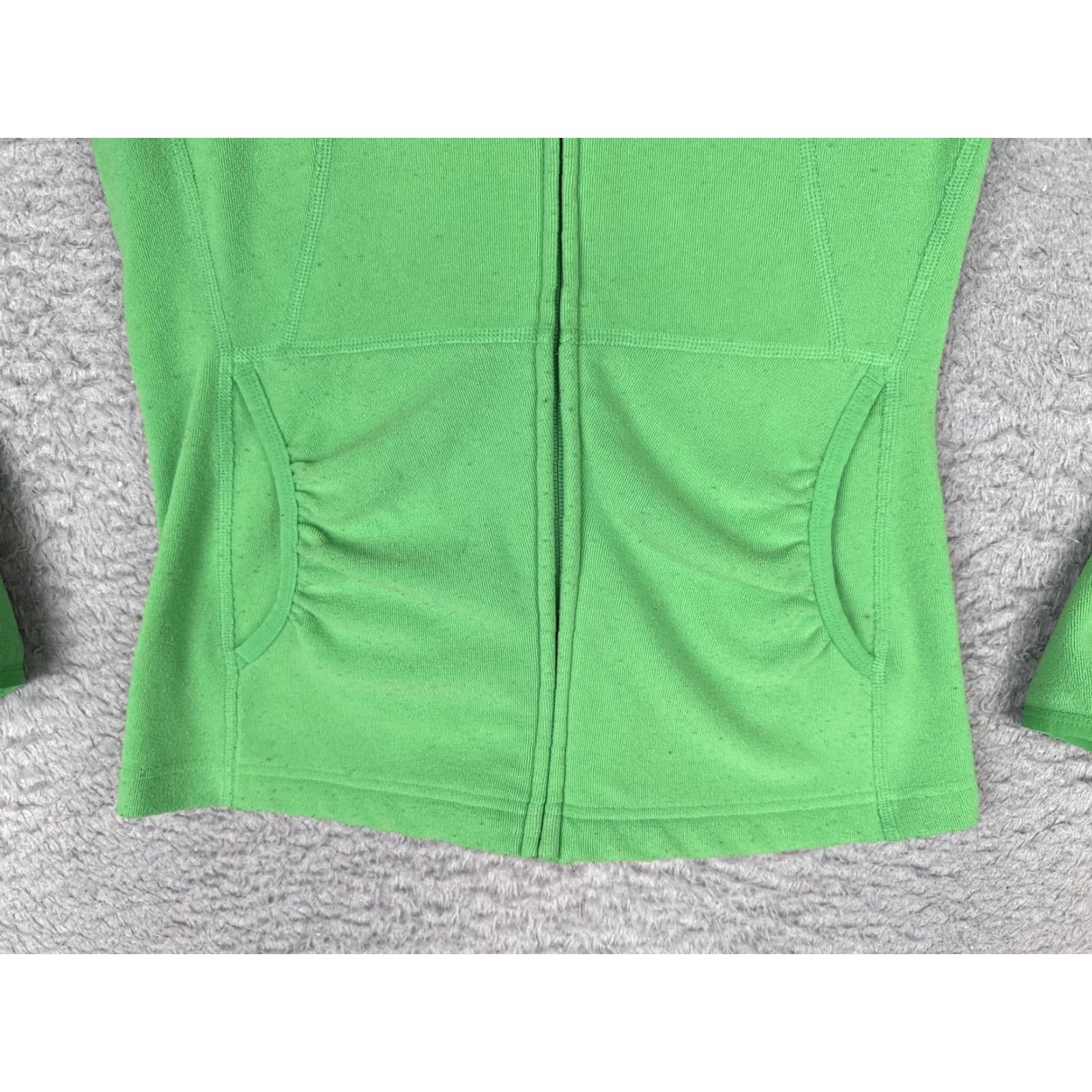The North Face The North Face Hoodie Womens S Green Full Zip Slim Fit Pockets Jersey Jacket Size S / US 4 / IT 40 - 5 Thumbnail