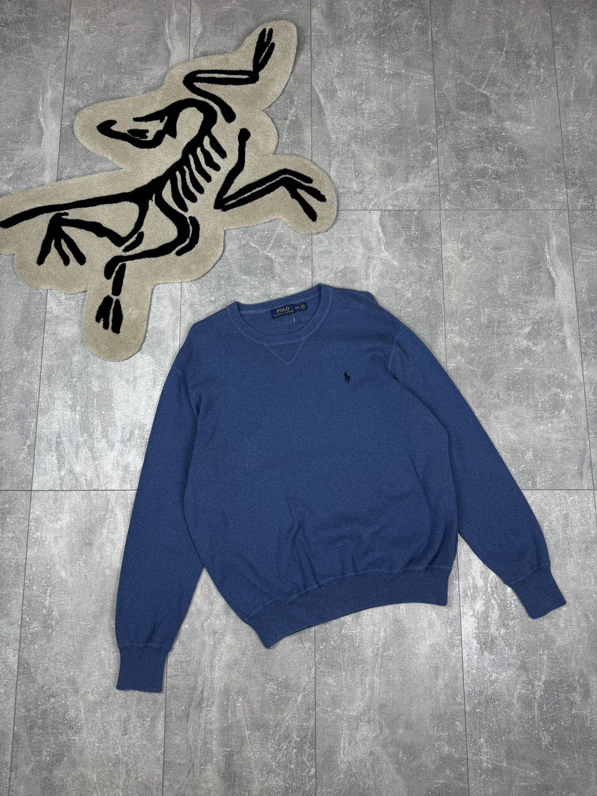 Polo Ralph Lauren × Vintage Mens Vintage Polo Ralph Lauren sweaters blue sweatshirt Size US M / EU 48-50 / 2 - 1 Thumbnail