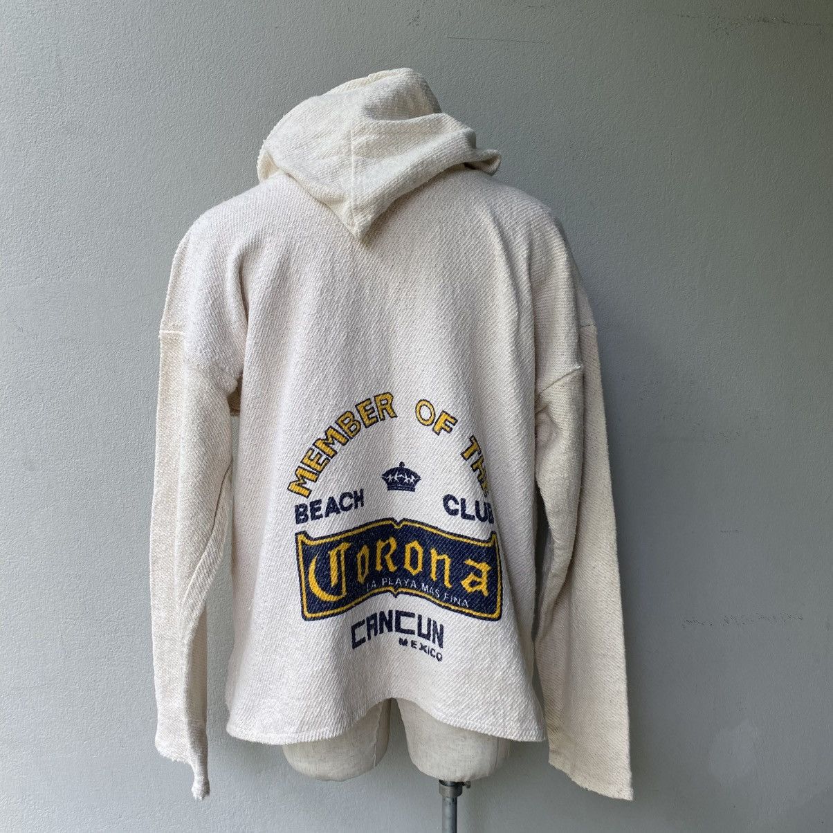 Vintage Beige Corona Cancun Baja Hoodie Size US L / EU 52-54 / 3 - 13 Thumbnail