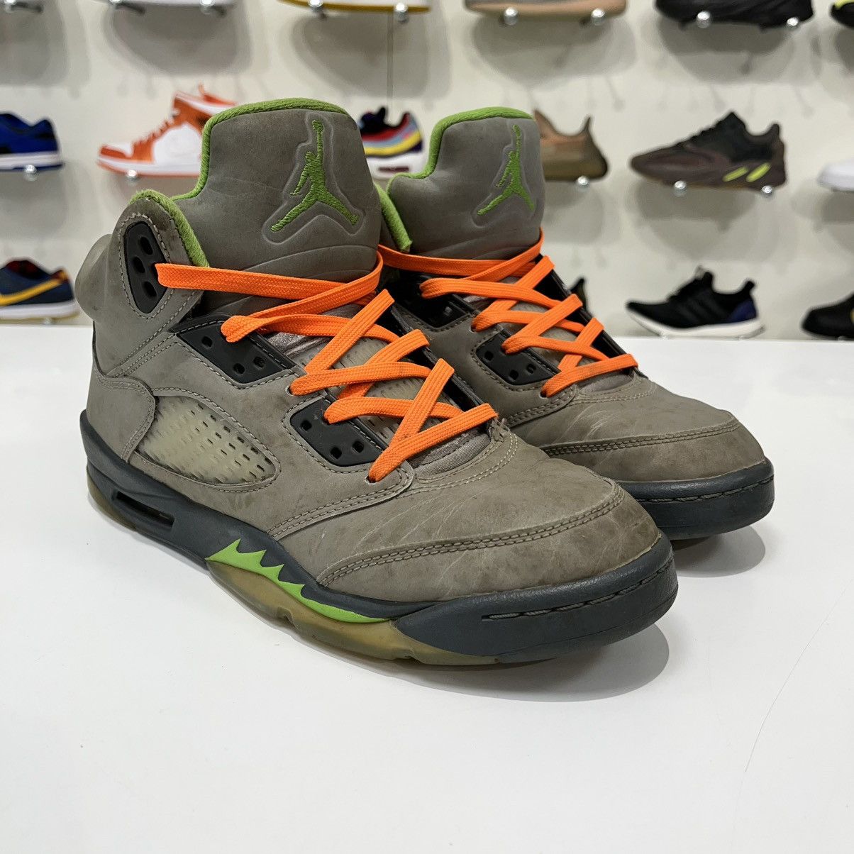 Nike Air Jordan 5 Retro Green Bean (GS) (2022) Size US 6.5 / EU 39-40 - 8 Thumbnail