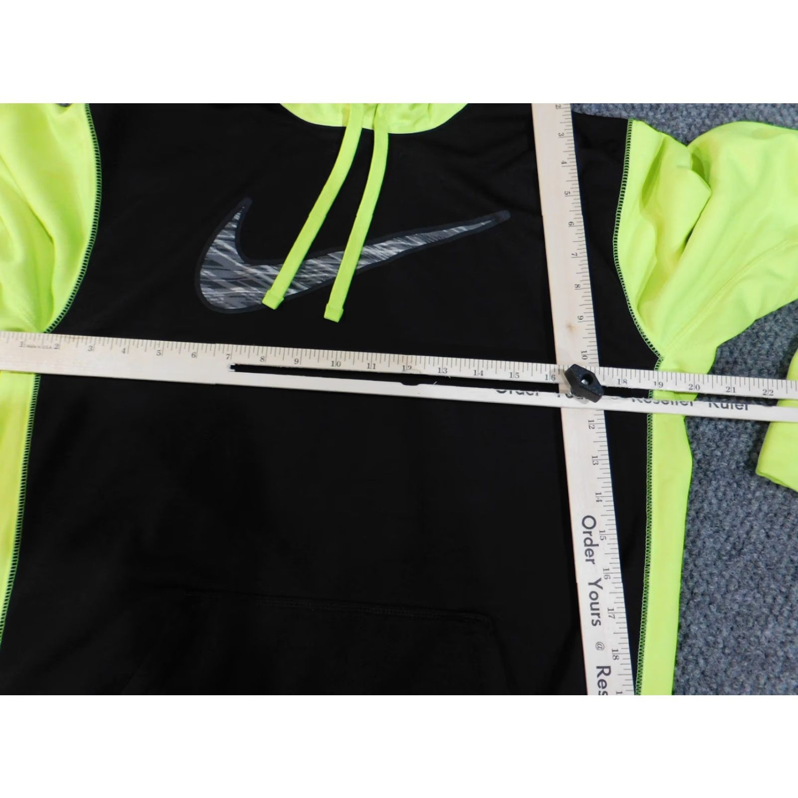 Nike Nike Therma-Fit Hoodie Mens M Black Yellow Pullover Sweatshirt Athletic Sweatshirt Gear Size US M / EU 48-50 / 2 - 6 Thumbnail